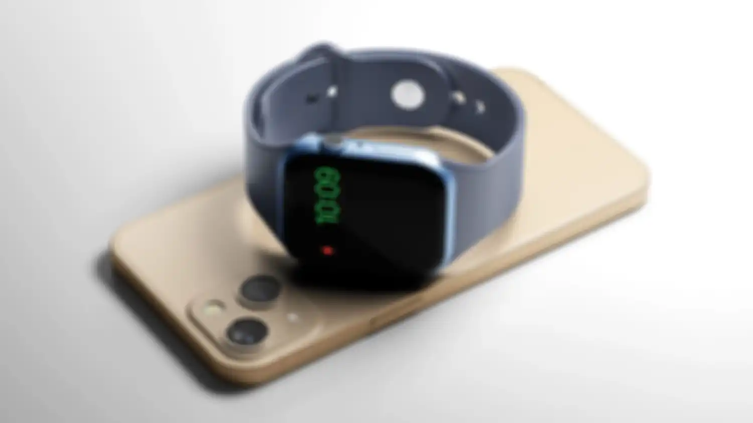 Ilustrasi Apple Watch Series 8 dan iPhone 13