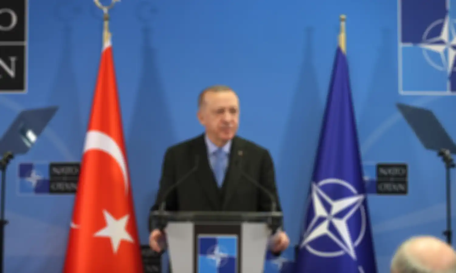 Presiden Turki, Tayyip Erdogan di forum NATO