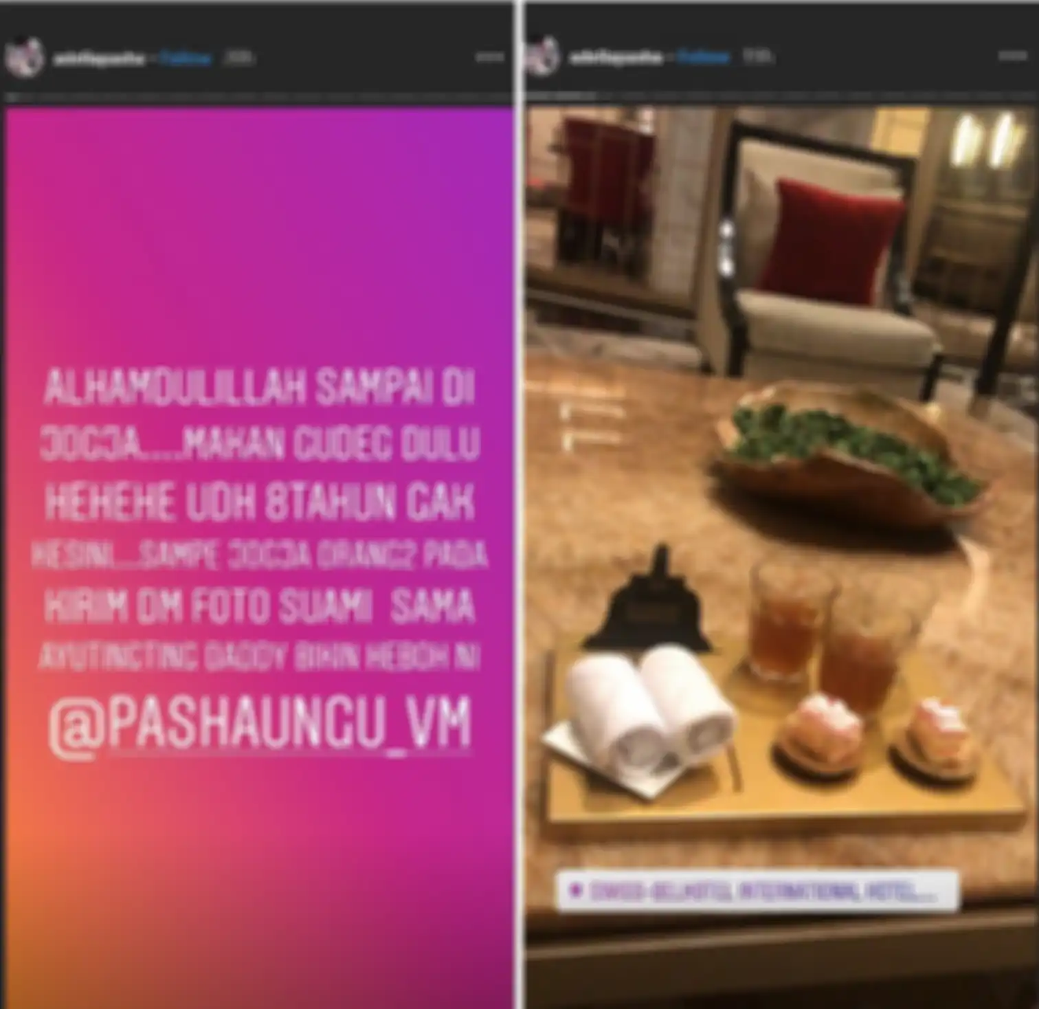 Adelia mengaku rindu gudeg, tapi malah mendapat makanan ini di hotel