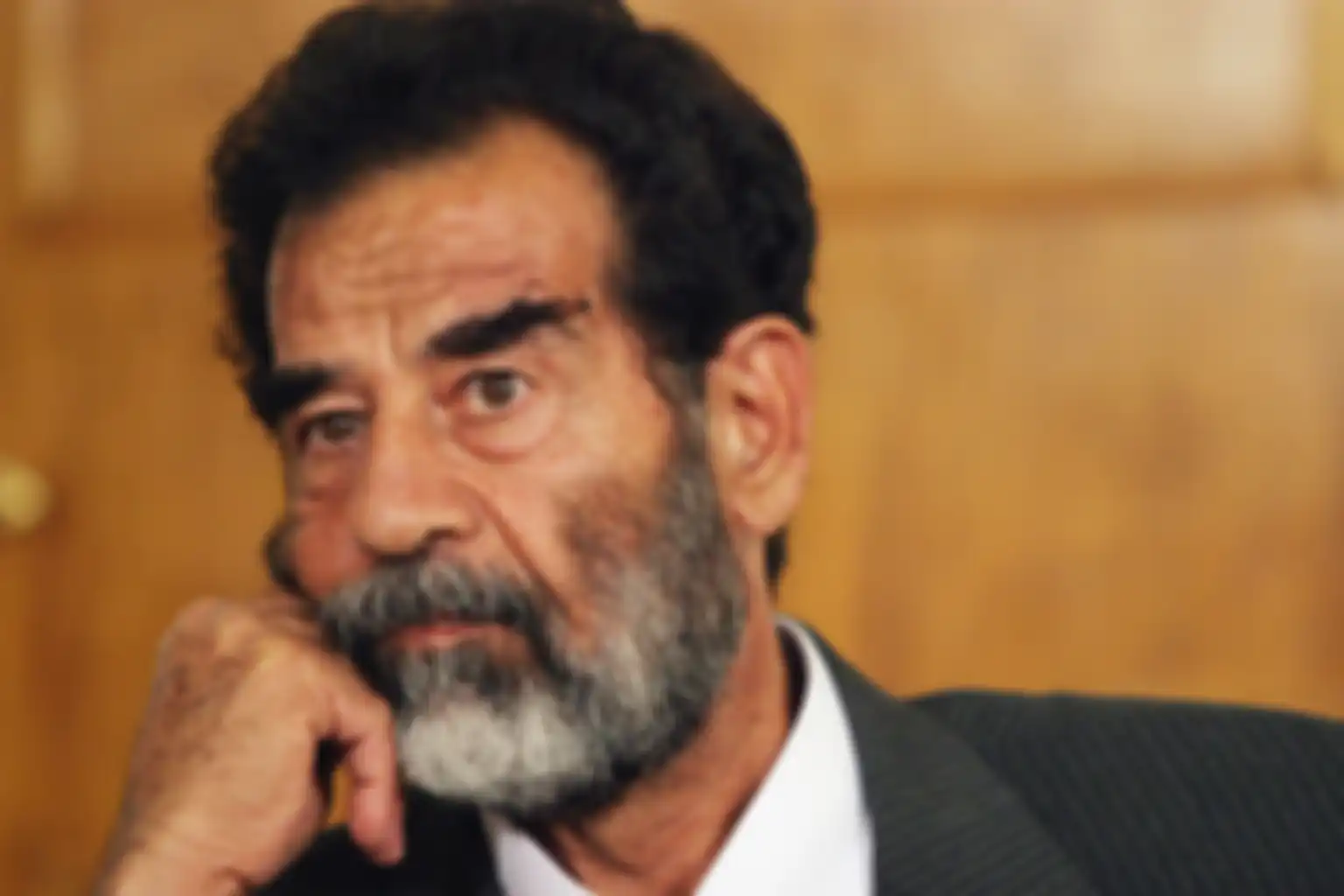 Saddam Hussein sebelum meninggal.