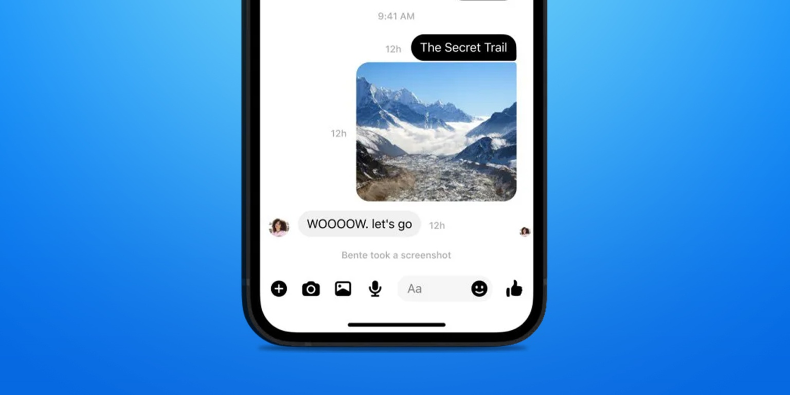 Notiikasi saat lawan chat melakukan screenshot terhadap dissapearing massage