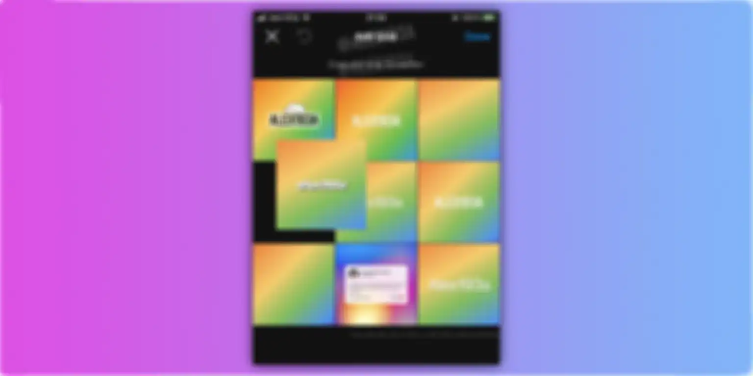 Tampilan fitur edit urutan foto di Grid profil