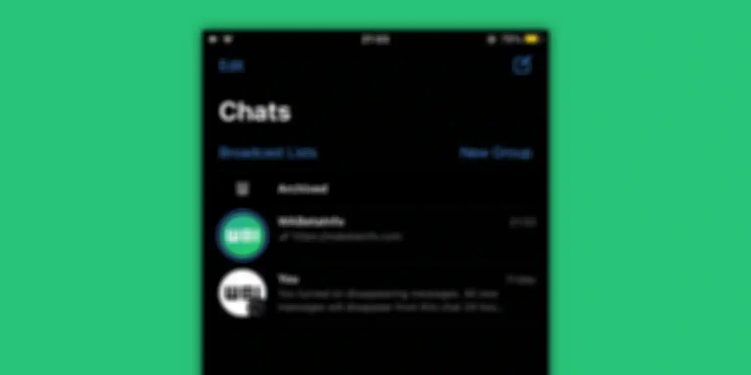 Fitur stories di kolom chat