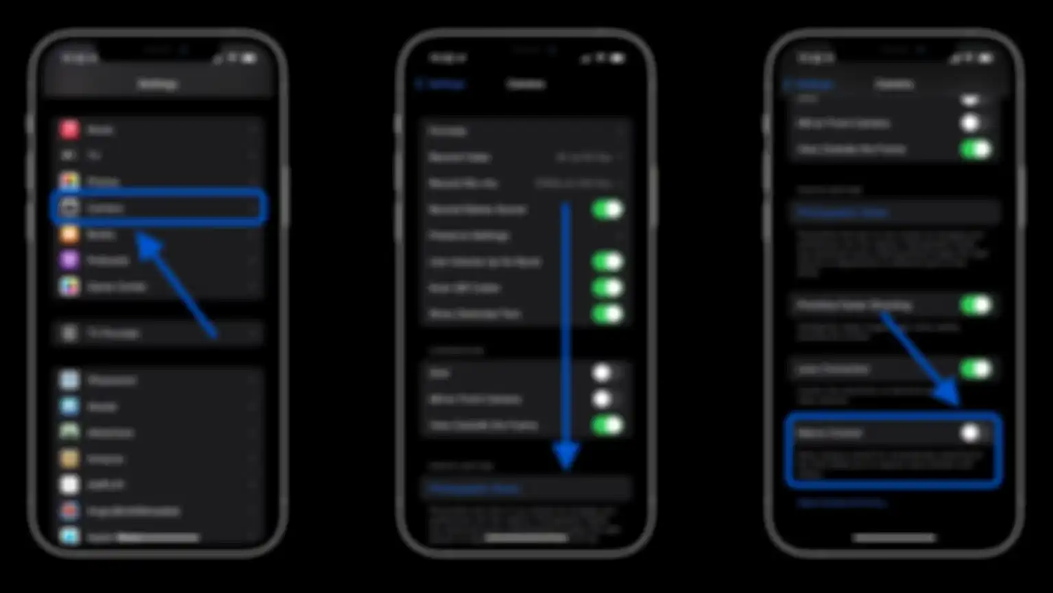 Cara mengaktifkan mode macro di iOS 15.2