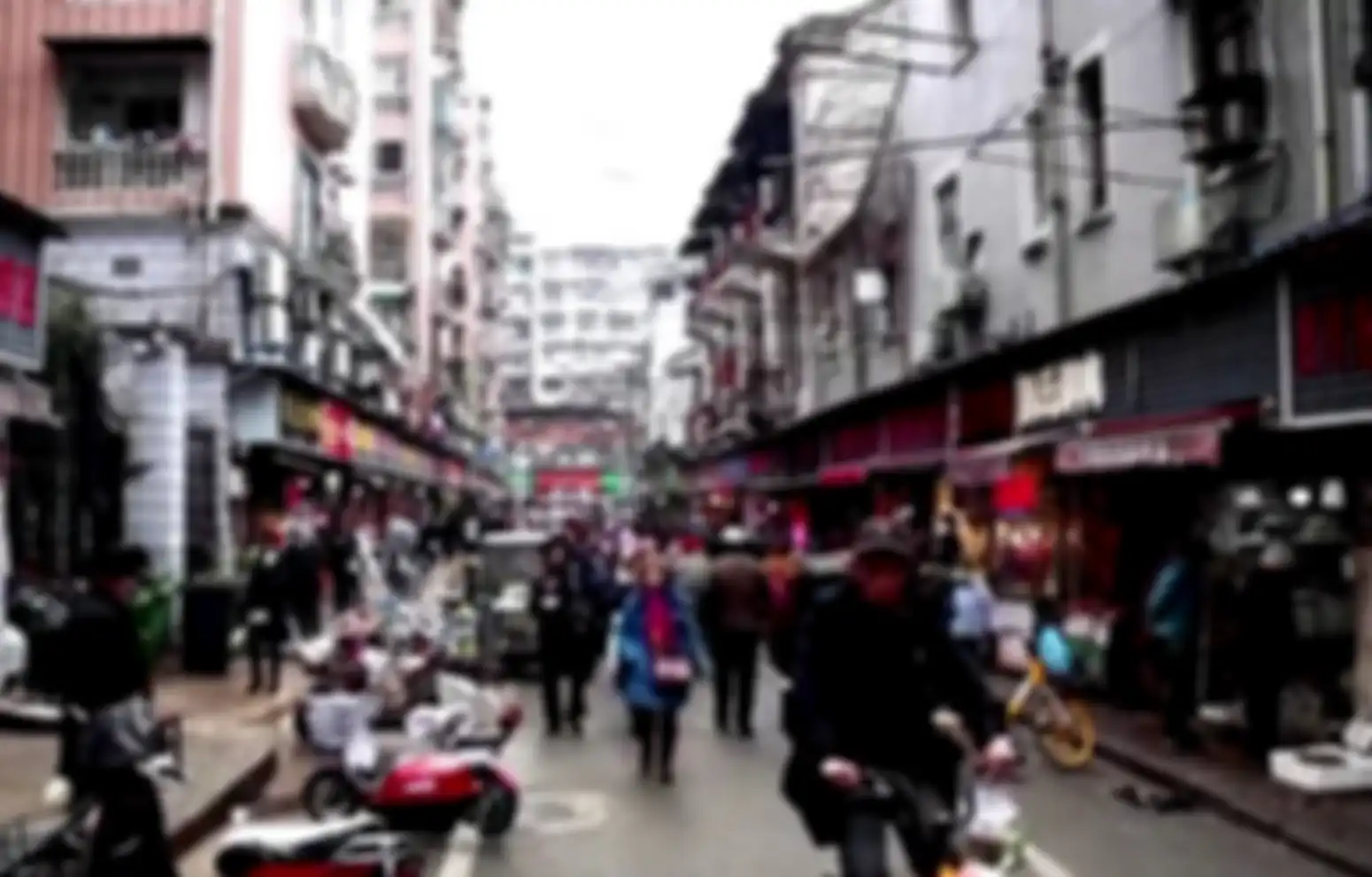 Kondisi pasar Wuhan sekarang yang makin ramai