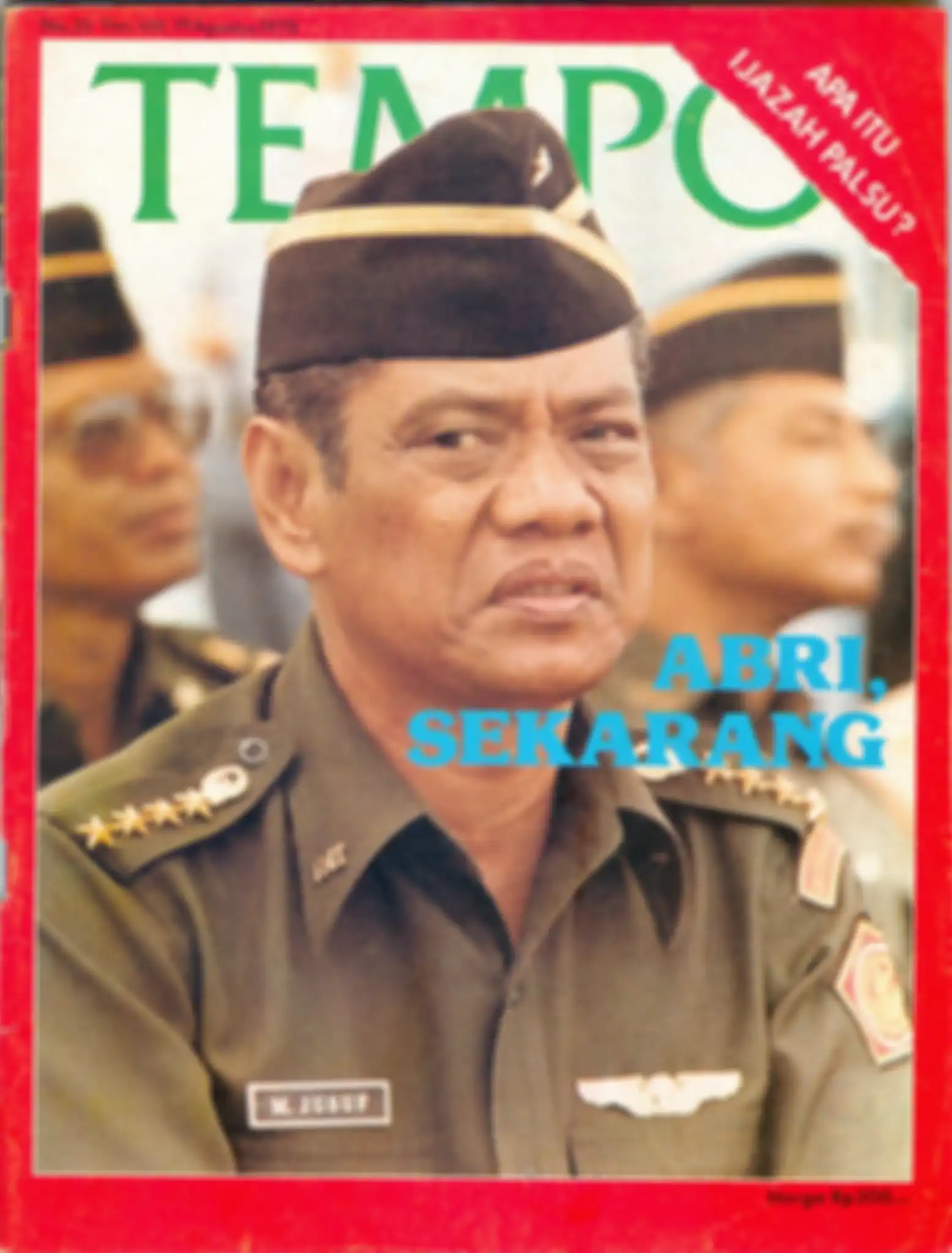  Jenderal TNI M Jusuf membentak menteri sampai bikin Presiden terdiam, terkini anggota DPR sentil Panglima TNI dan KSAD tak akur. 