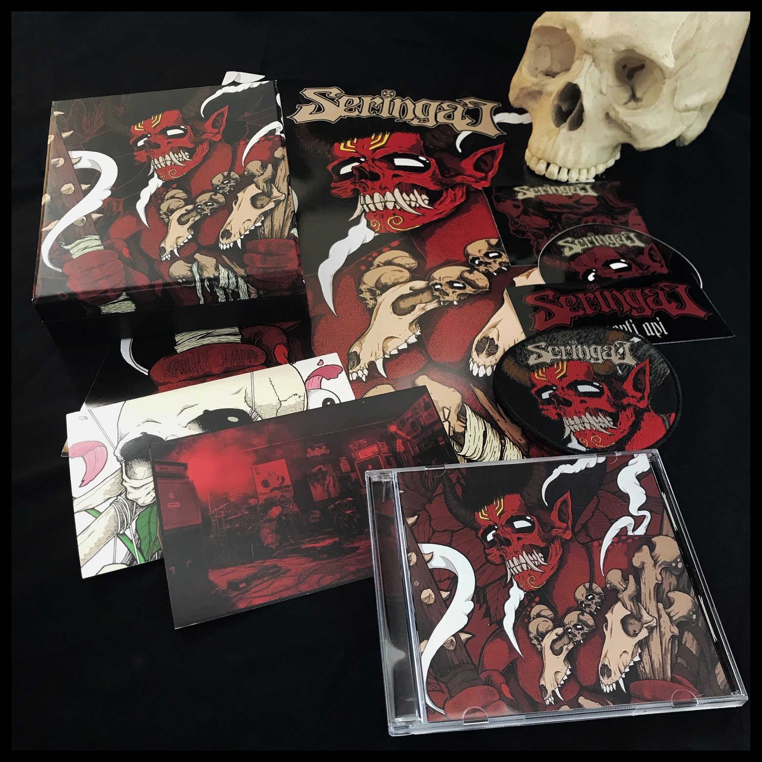 Bentuk boxset dan CD Seperti Api
