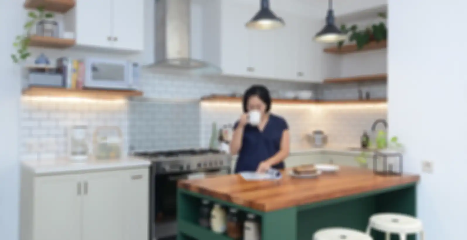 Bikin ngiler, begini paduan eksperimen gaya industrial, rustic sekaligus gaya america di dapur!