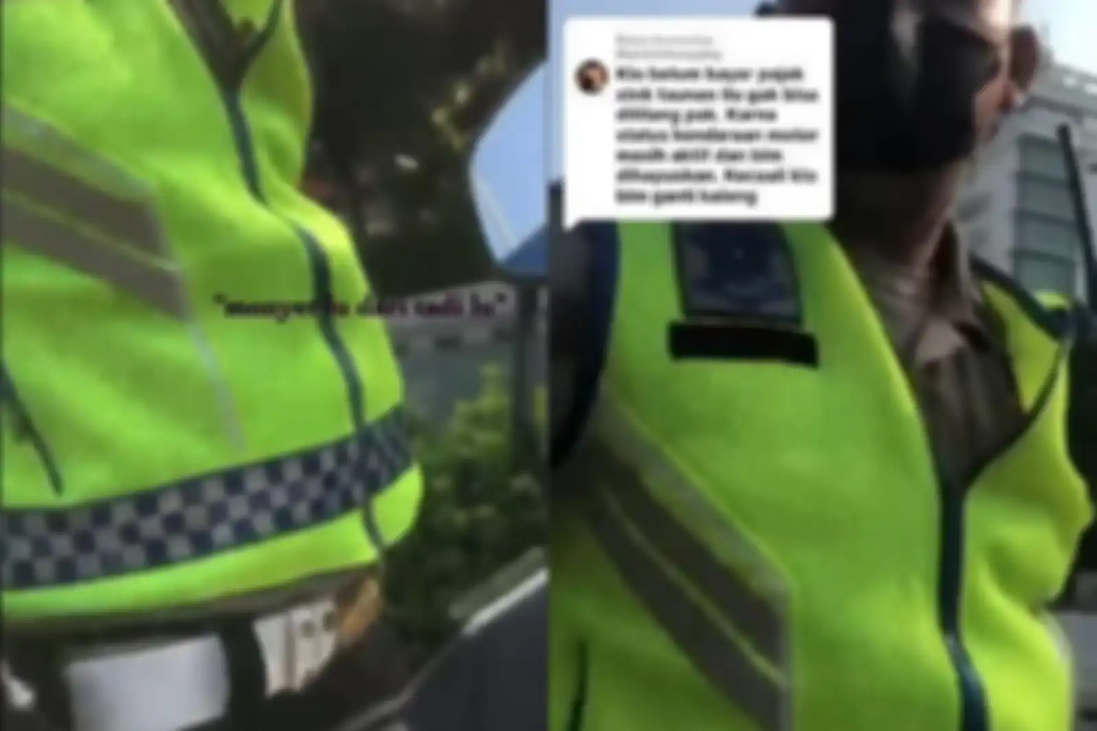 Viral video polisi maki-maki pengendara motor saat lakukan tilang di Cikini. 