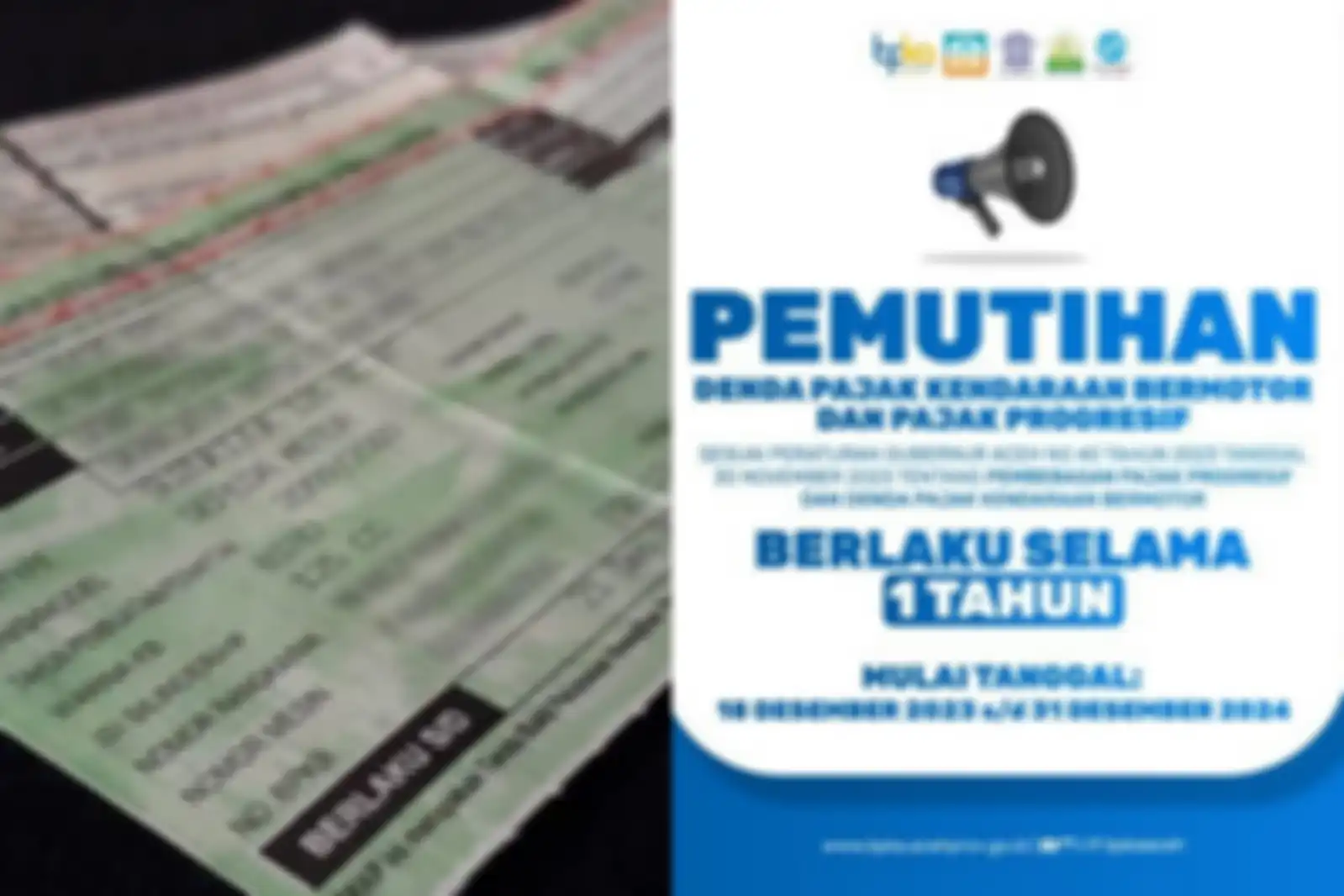 Asyik selama tahun 2024 ada pemutihan pajak digelar di Aceh. 