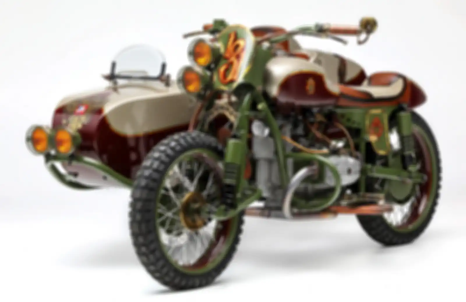 Modifikasi Ural 2WD karya Le Mani Moto.