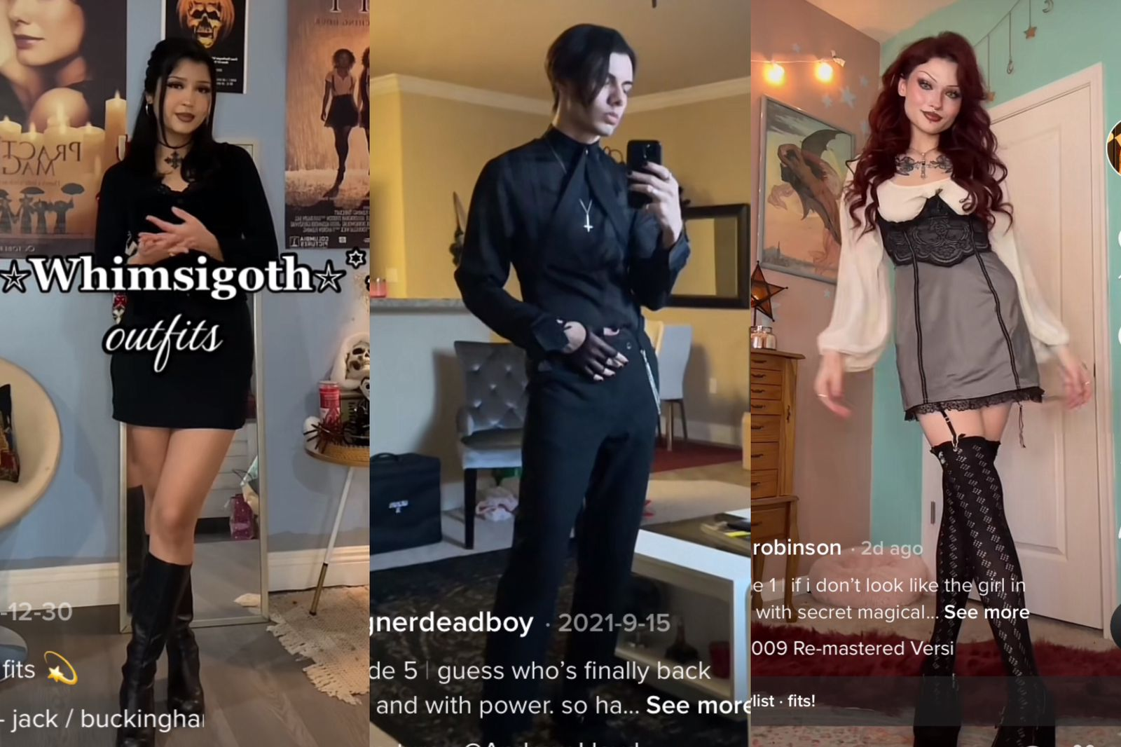 Visualisasi whims goth style.