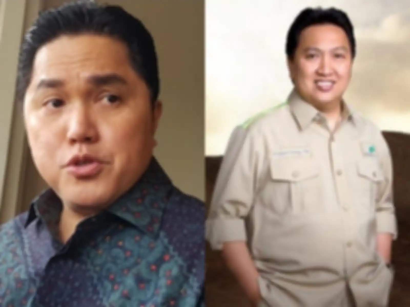 Erick Thohir dan Garibaldi Thohir 