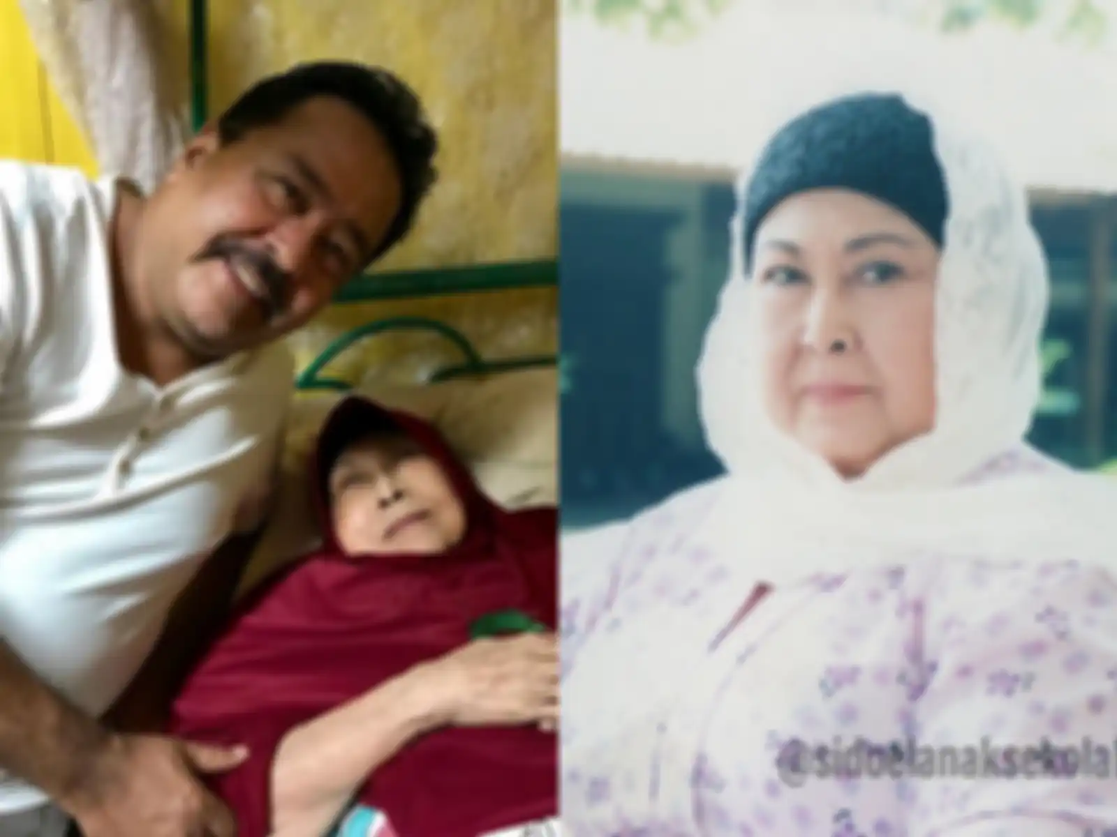 Artis peran Aminah Cendrakasih ikut terkena dampak banjir di kediamannya kawasan Pinang Griya Permai, Tangerang