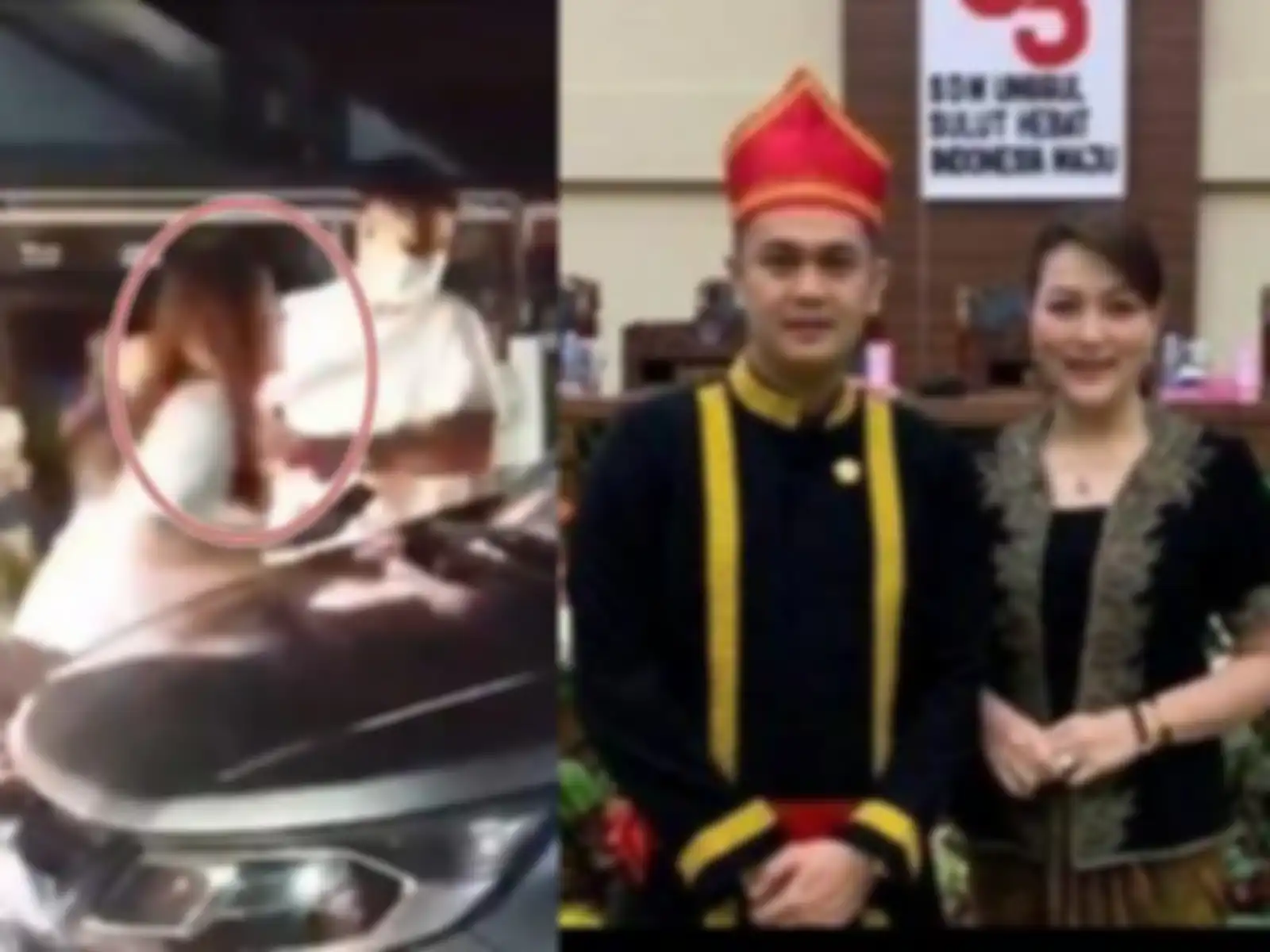 James Arthur Kojongia (kiri) dan Istri Michaela Elsiana Paruntu 