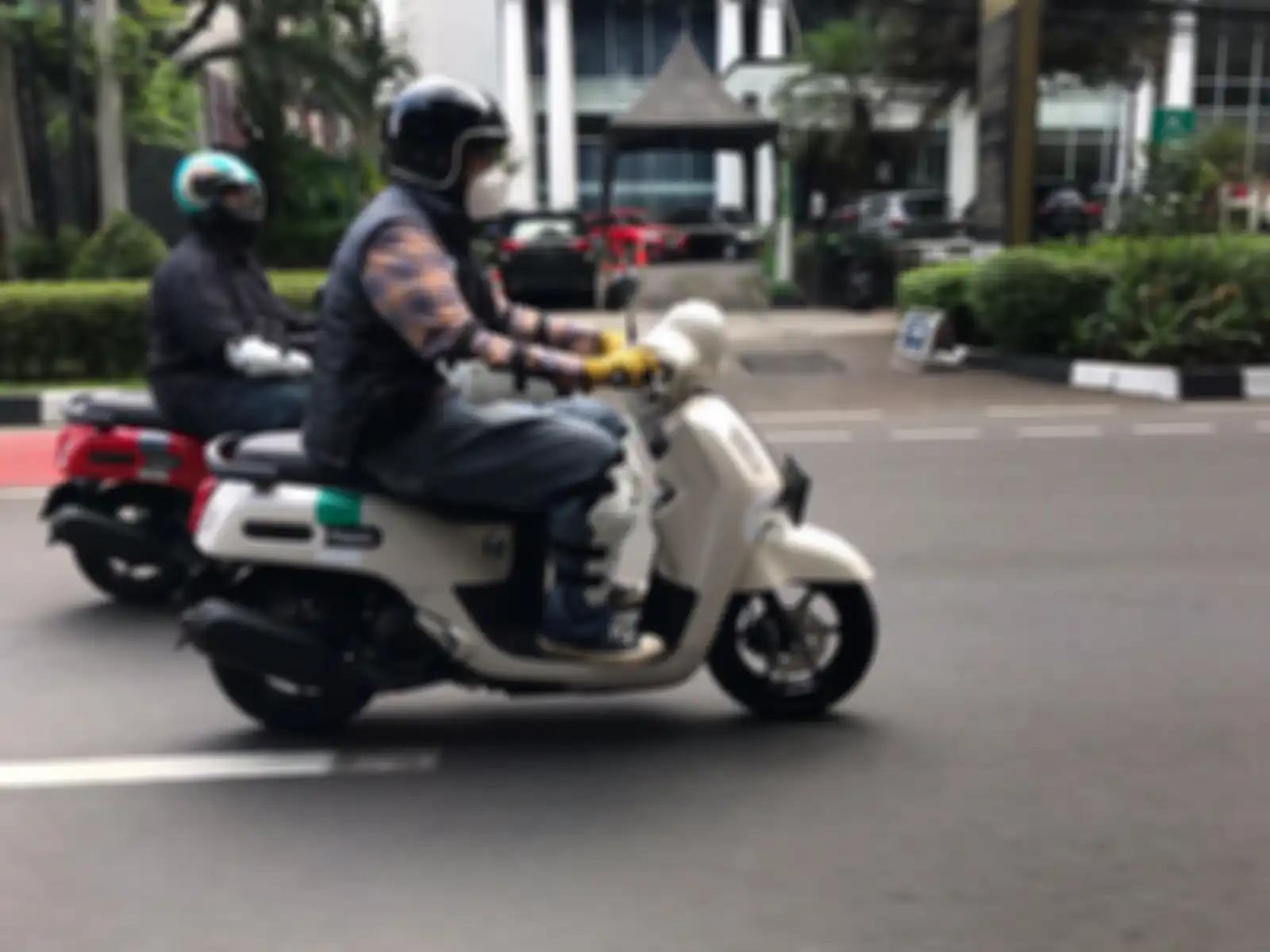 Ilustrasi motor matic baru Yamaha Fazzio.