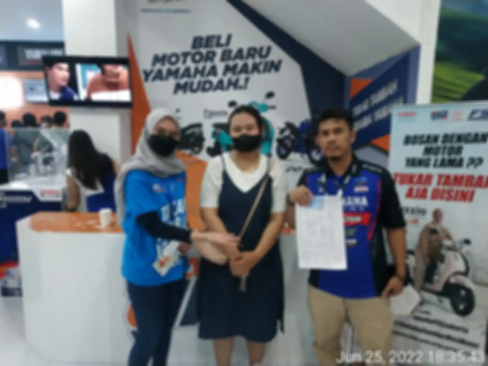 Konsumen Yamaha yang melakukan Trade In di Jakarta Fair 2022