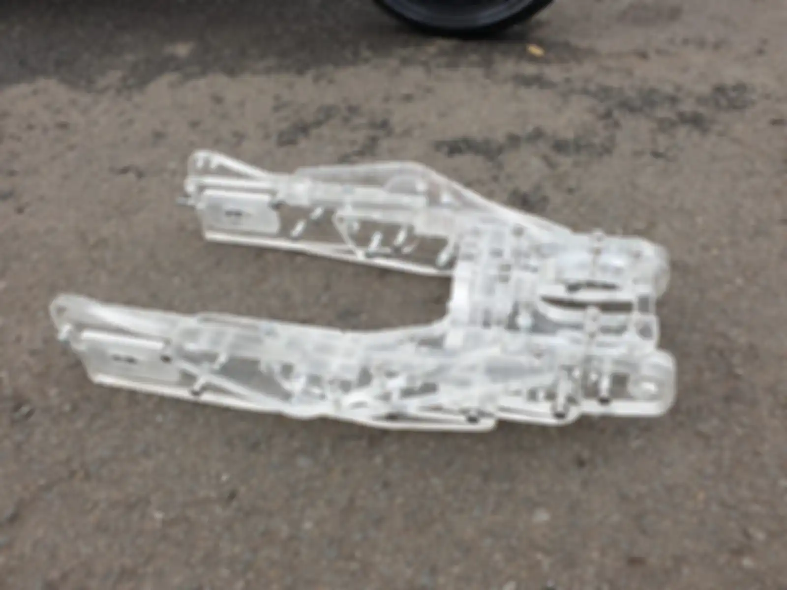 Swing arm model Kawasaki Ninja 250 full berbahan akrilik