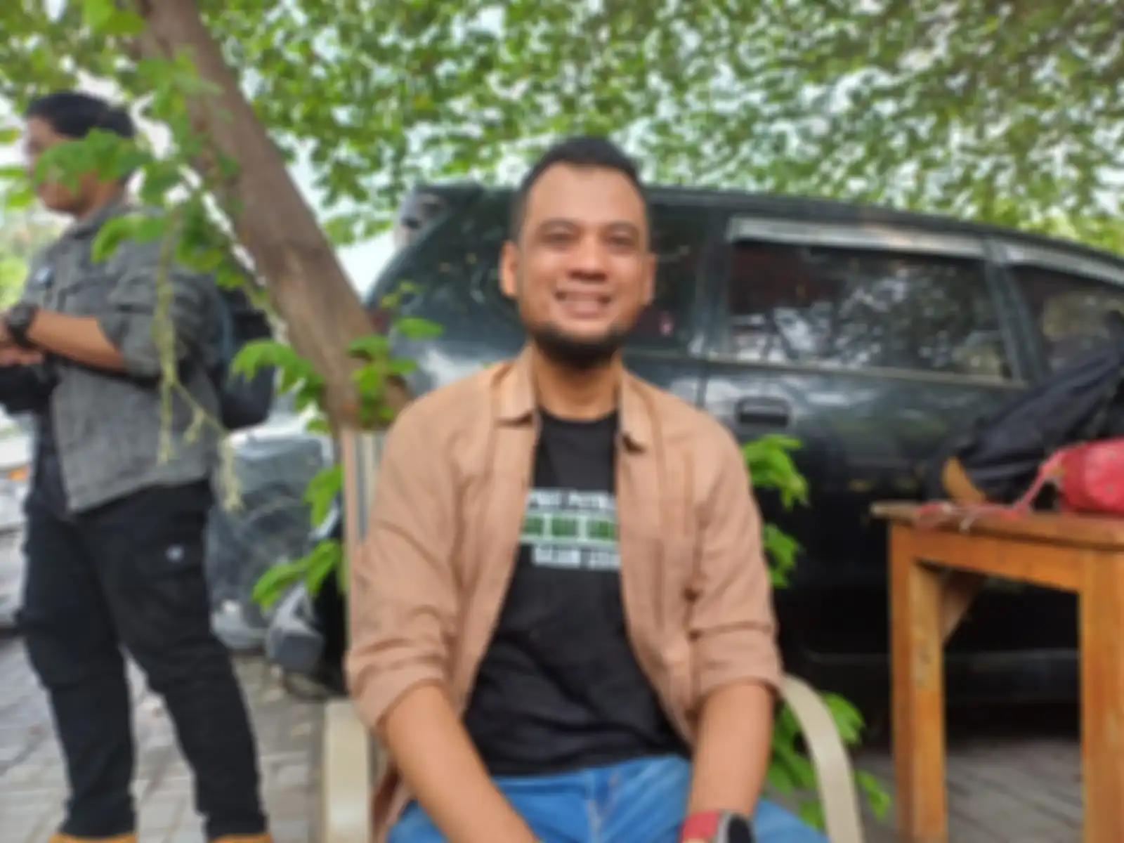 Panji saat ditemui di kawasan Tendean, Jakarta Selatan pada Jumat (11/8/2023).