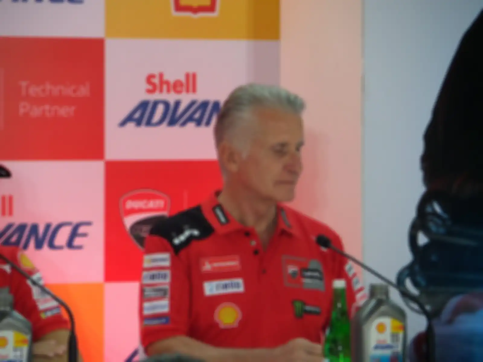 Paolo Ciabatti, Sporting Director Ducati Corse saat acara Shell di Jakarta. 
