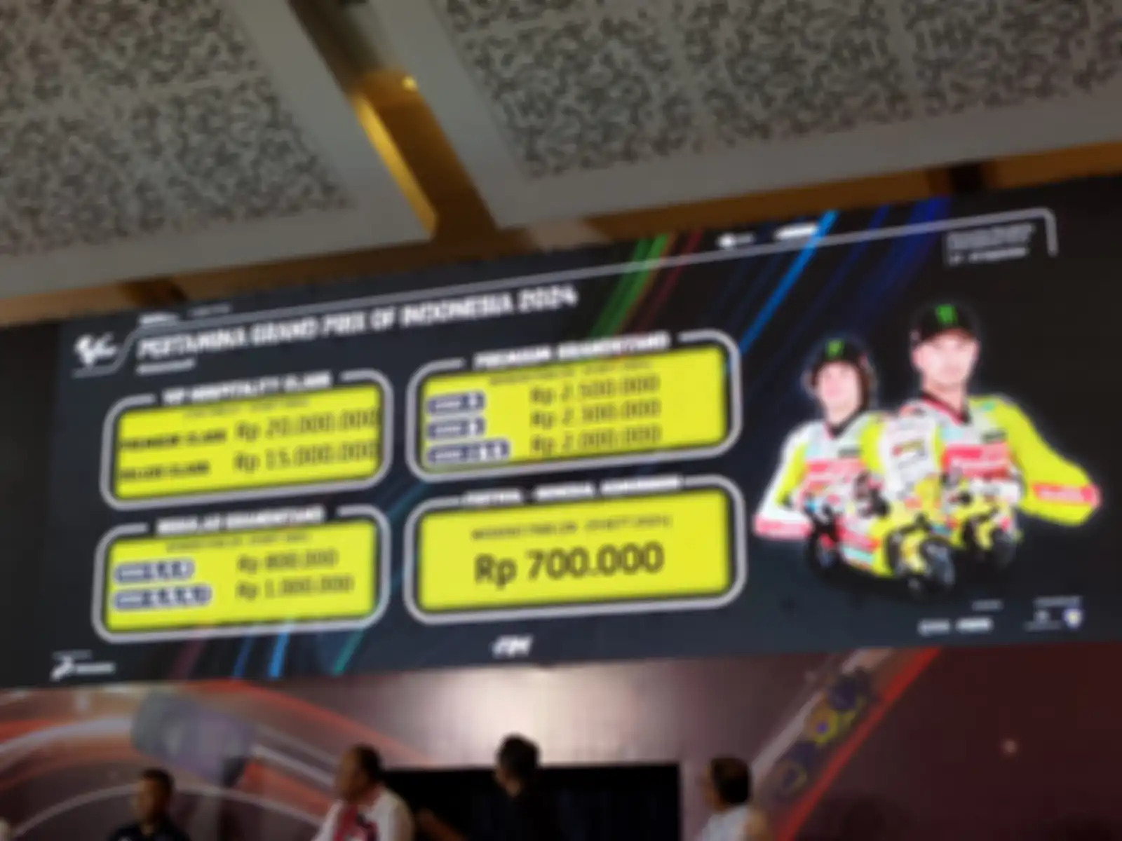 Rincian lengkap harga tiket MotoGP Mandalika 2024. 