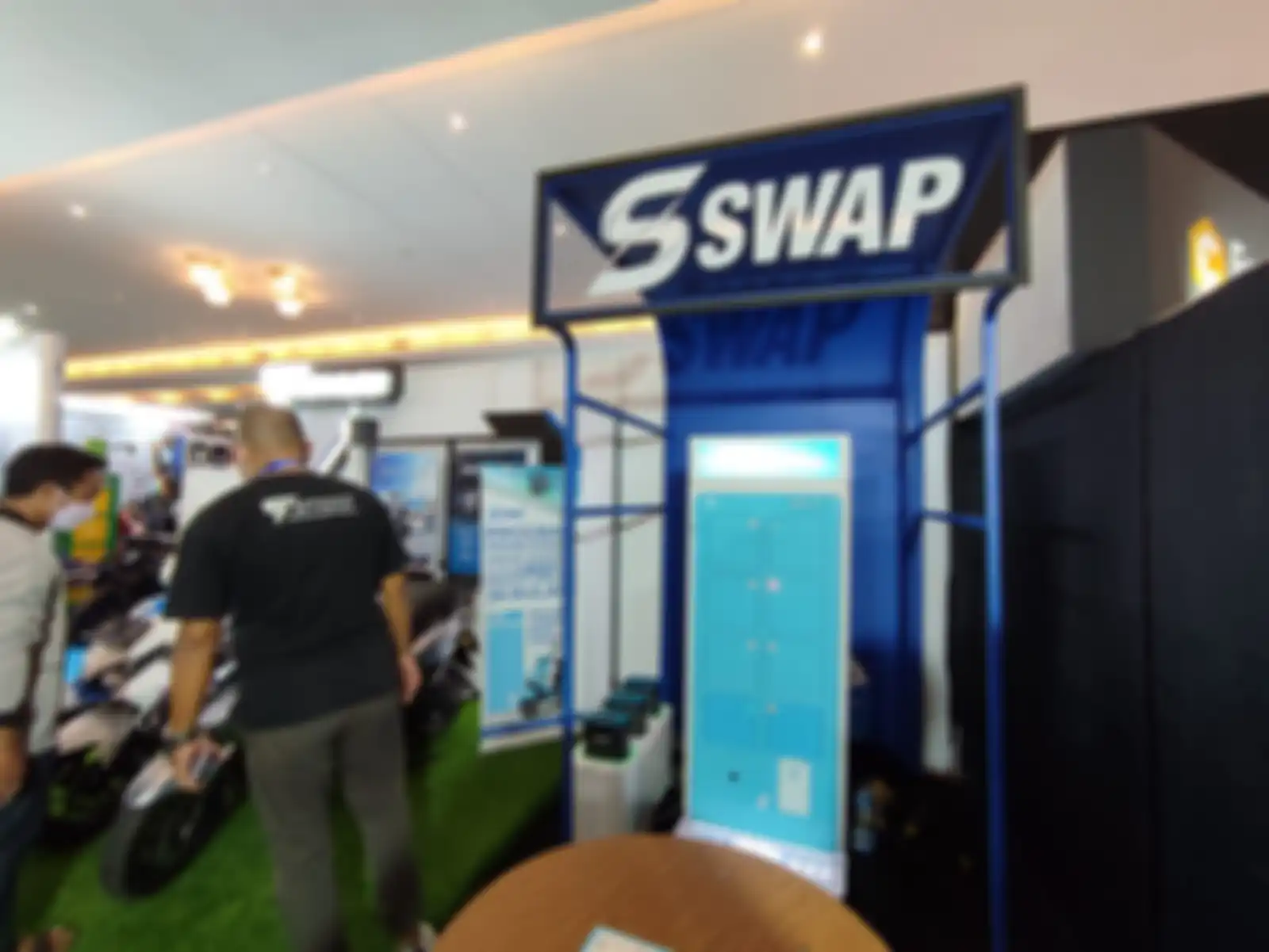 SWAP Station yang ada di booth Smoot.