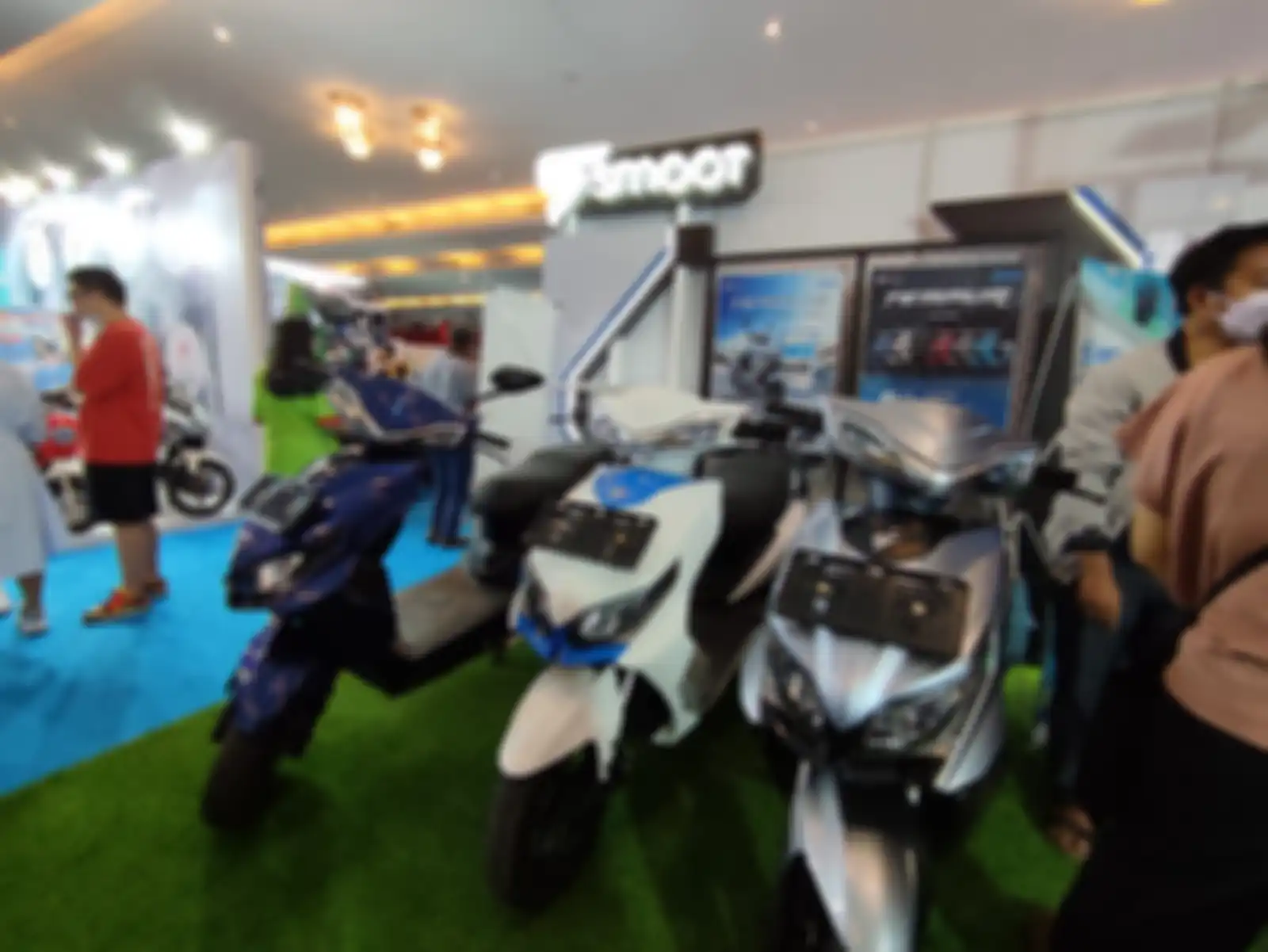 Motor listrik Smoot Tempur sudah menggunakan baterai SWAP.