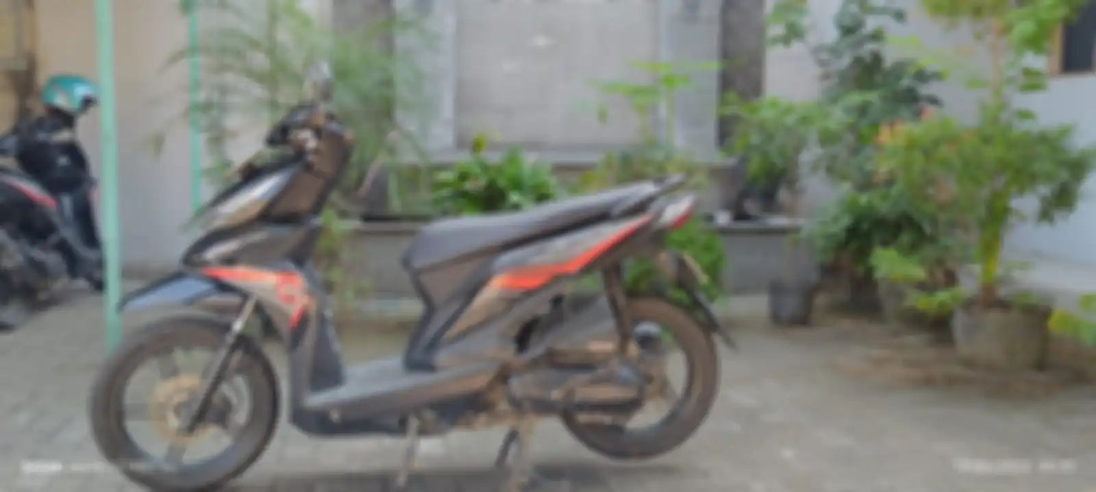Kondisi motor murah Honda BeAT yang dilelang Rp 7,5 juta.