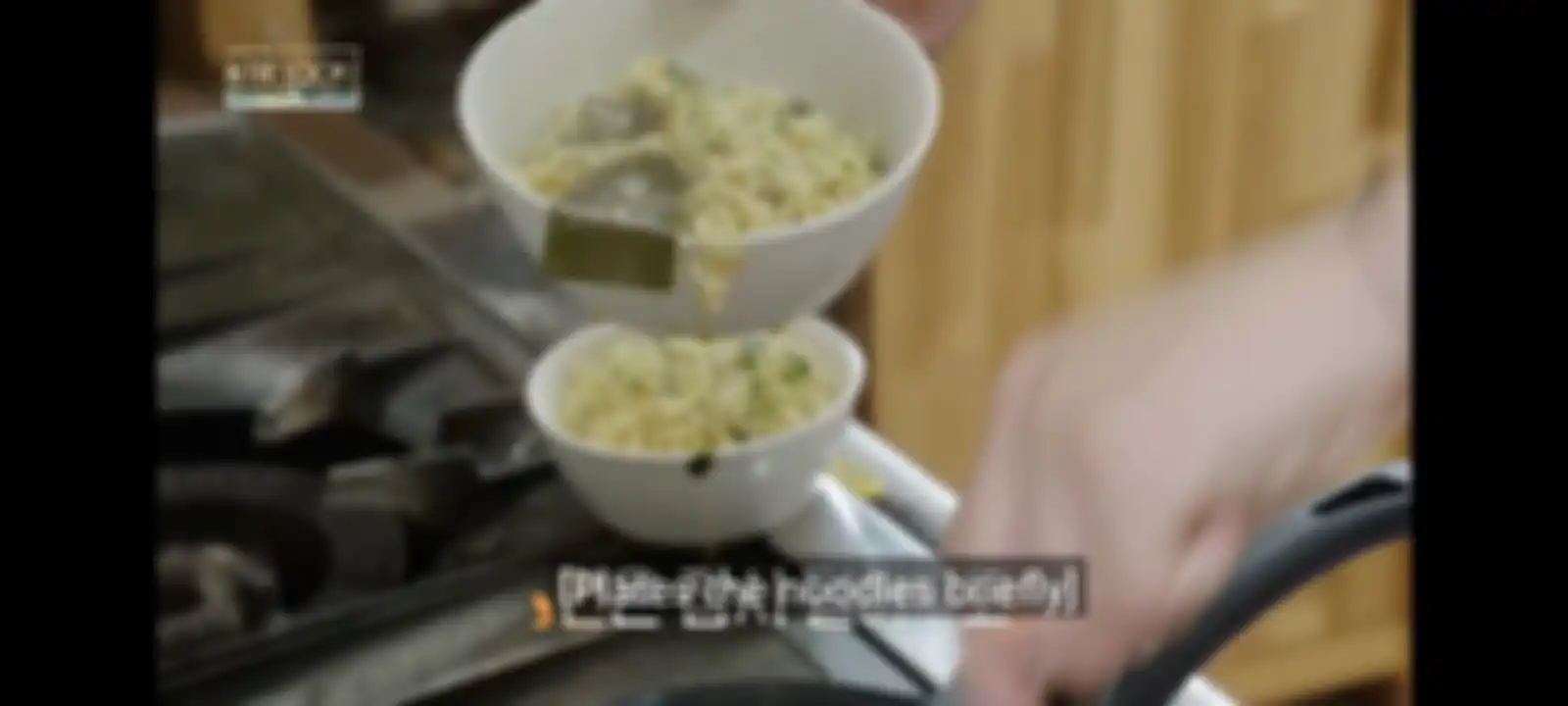 Pisahkan mi dari kuah