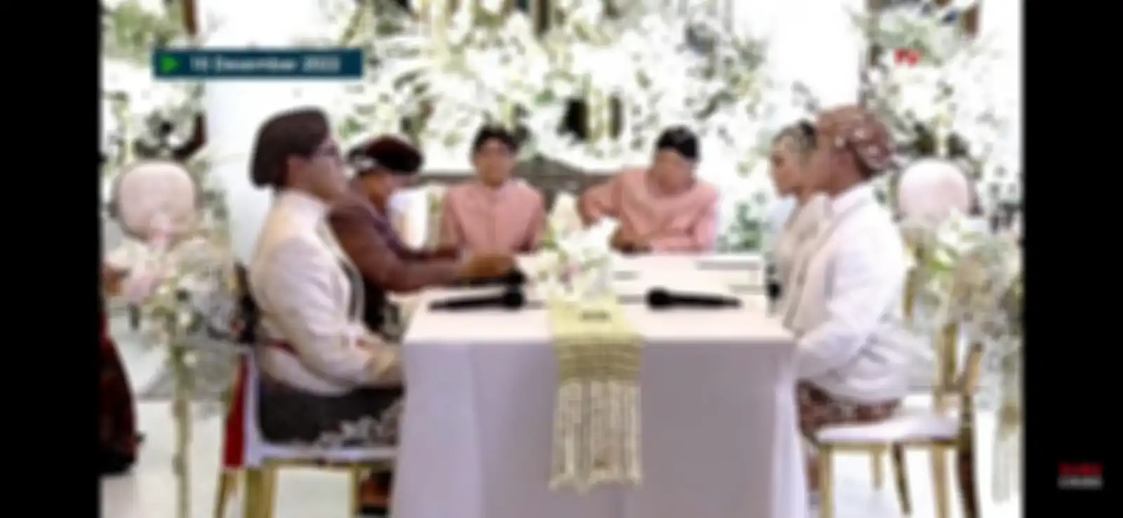 Saksi pernikahan Kaesang Pangarep dan Erina Gudono