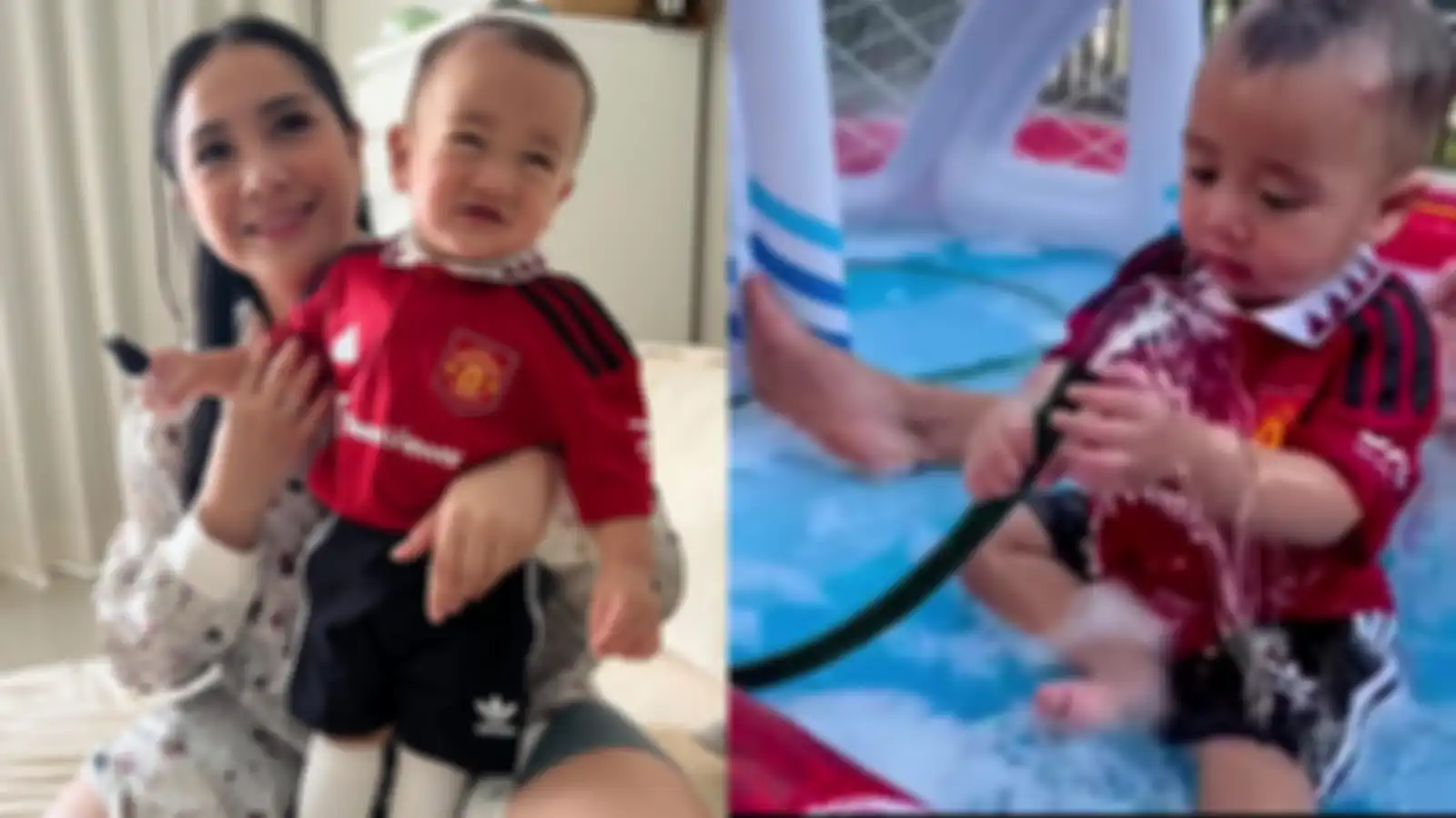 Cipung Rayyanza debut di instagram klub Manchester United