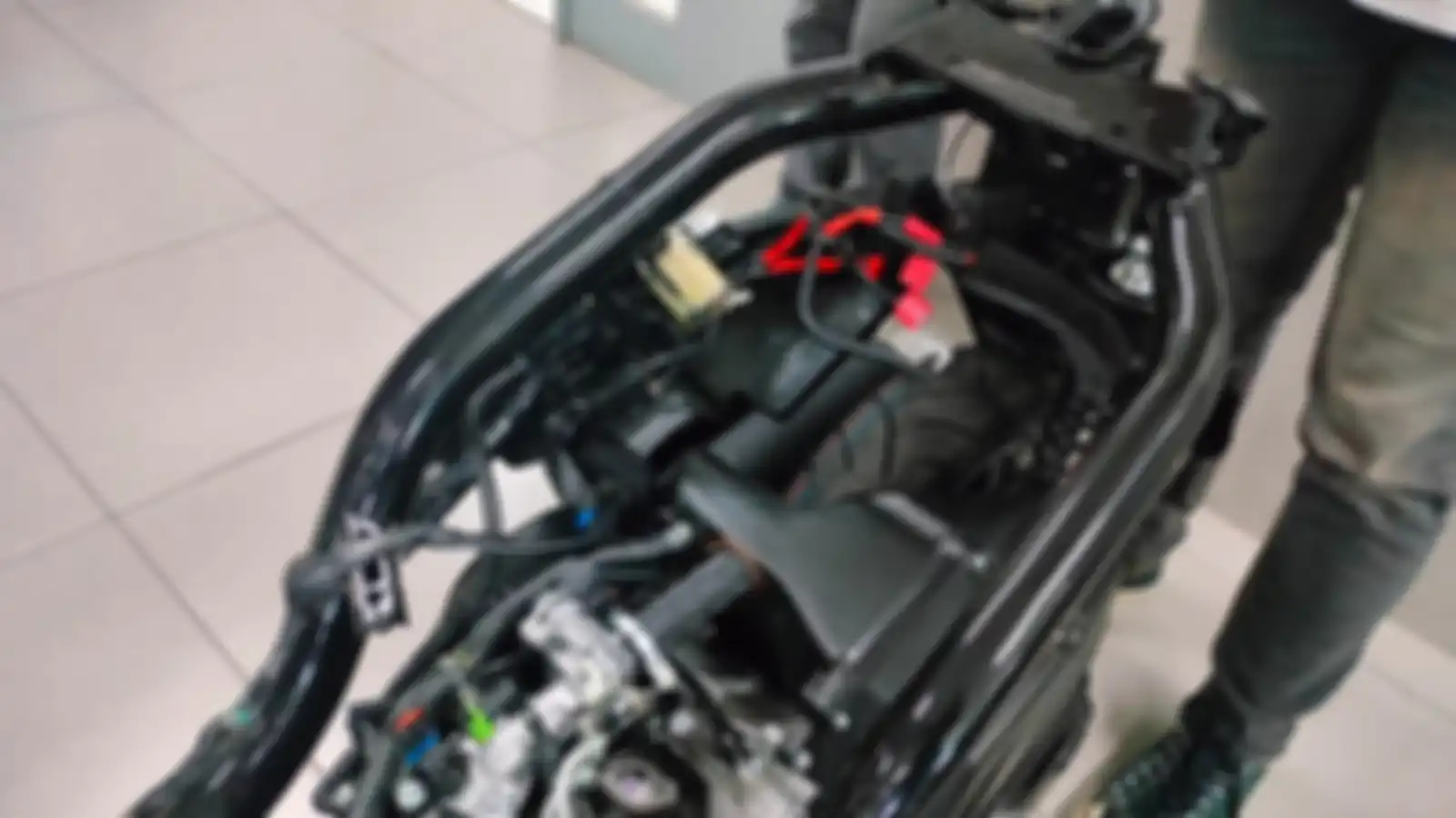 Rangka motor-motor Yamaha diklaim tidak akan menyimpan air yang menimbulkan karat