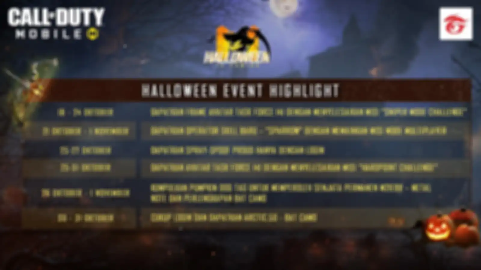 Event Call of Duty