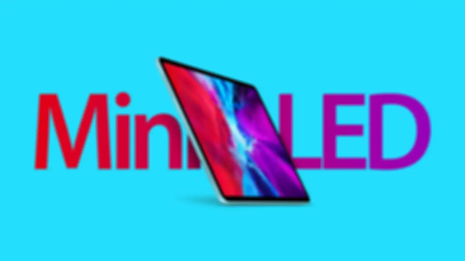 iPad Pro dengan Layar Mini-LED