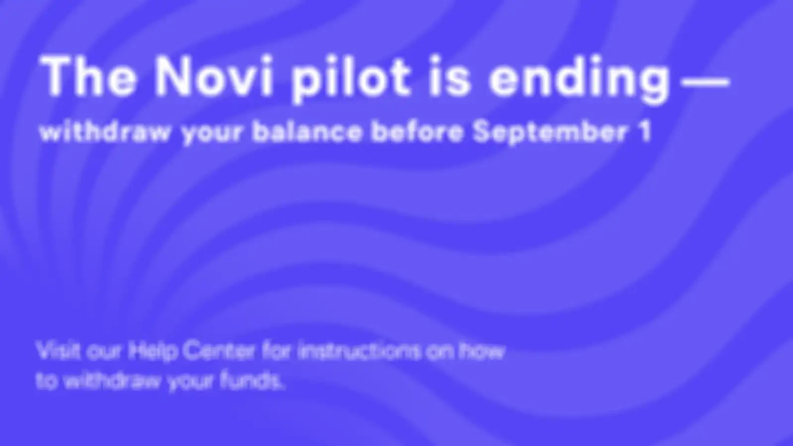 Meta tutup proyek Novi