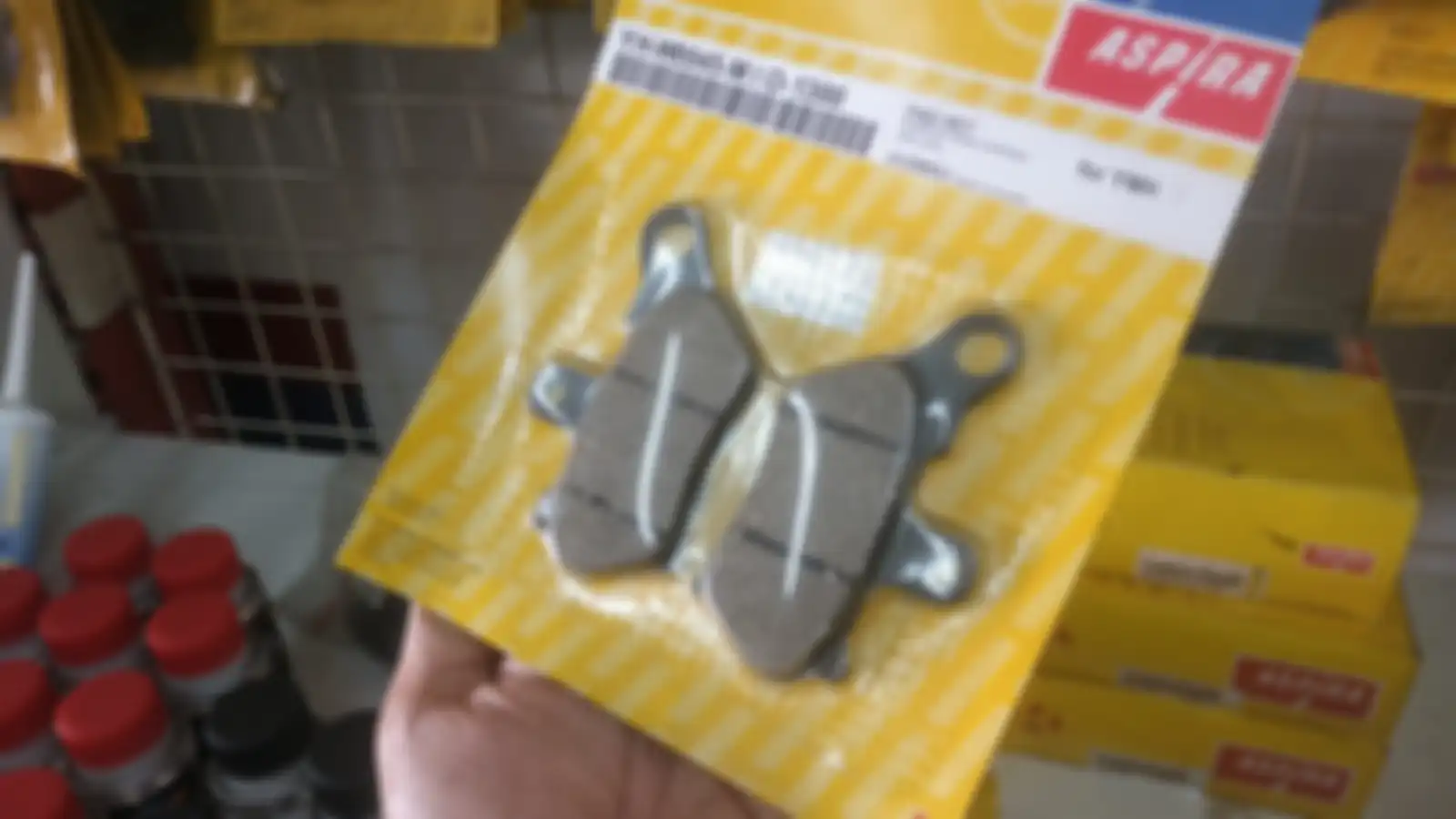 Harga kampas rem Aspira jauh lebih murah dari sparepart genuine
