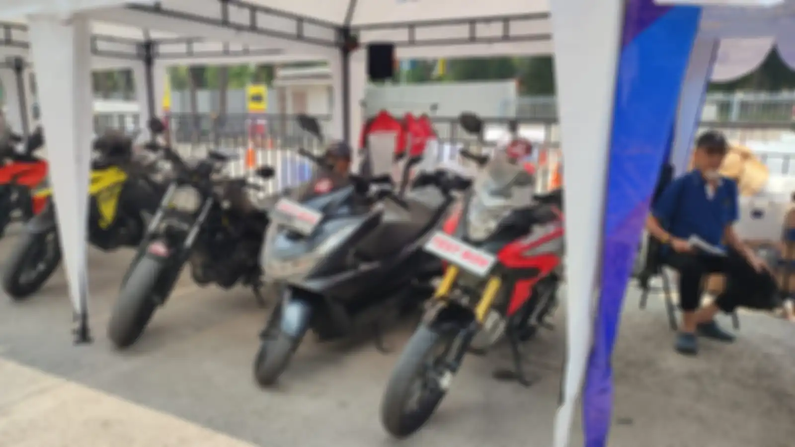 Tiga motor Honda yang bisa dijajal di area Test Ride IMOS 2023. 