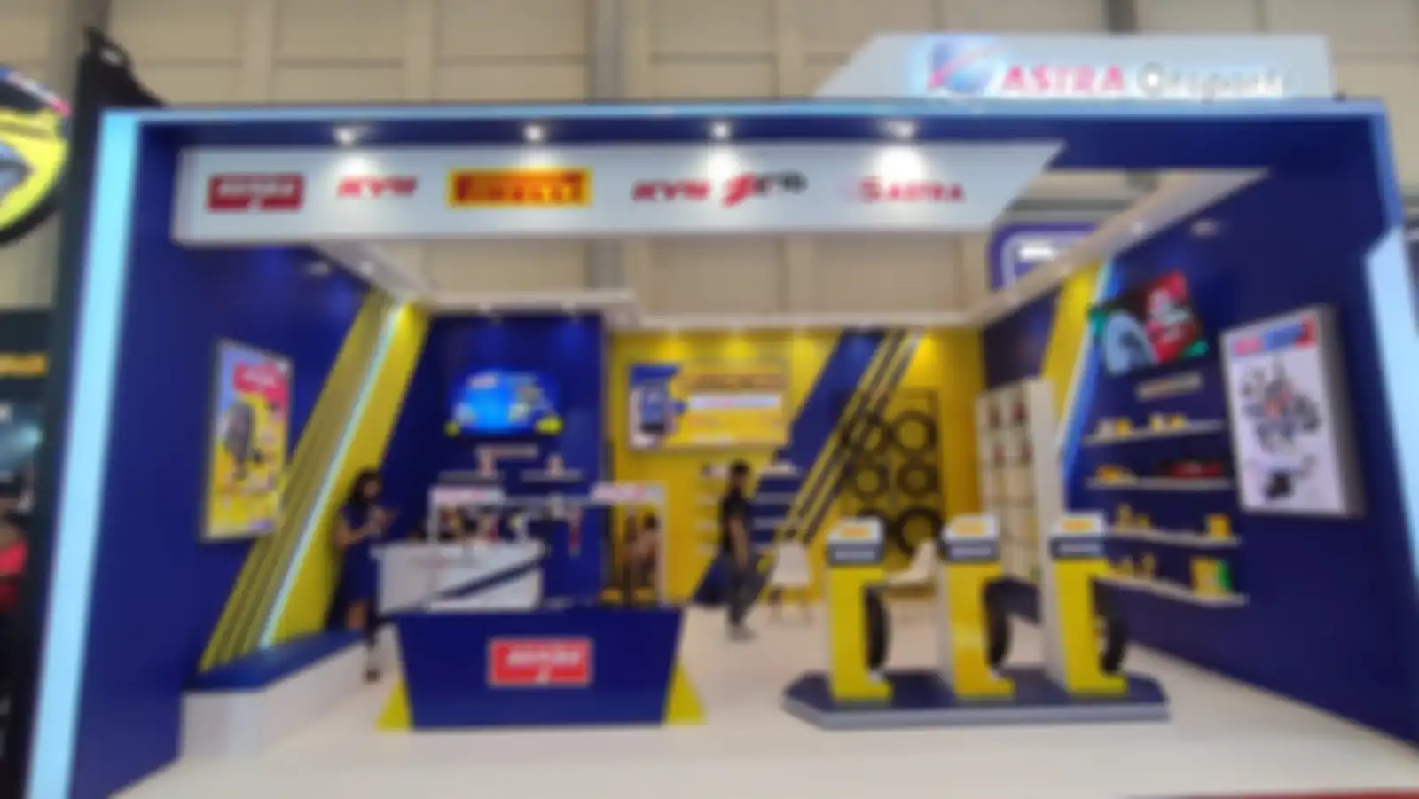 Booth Astra Otoparts di IMOS+ 2023.