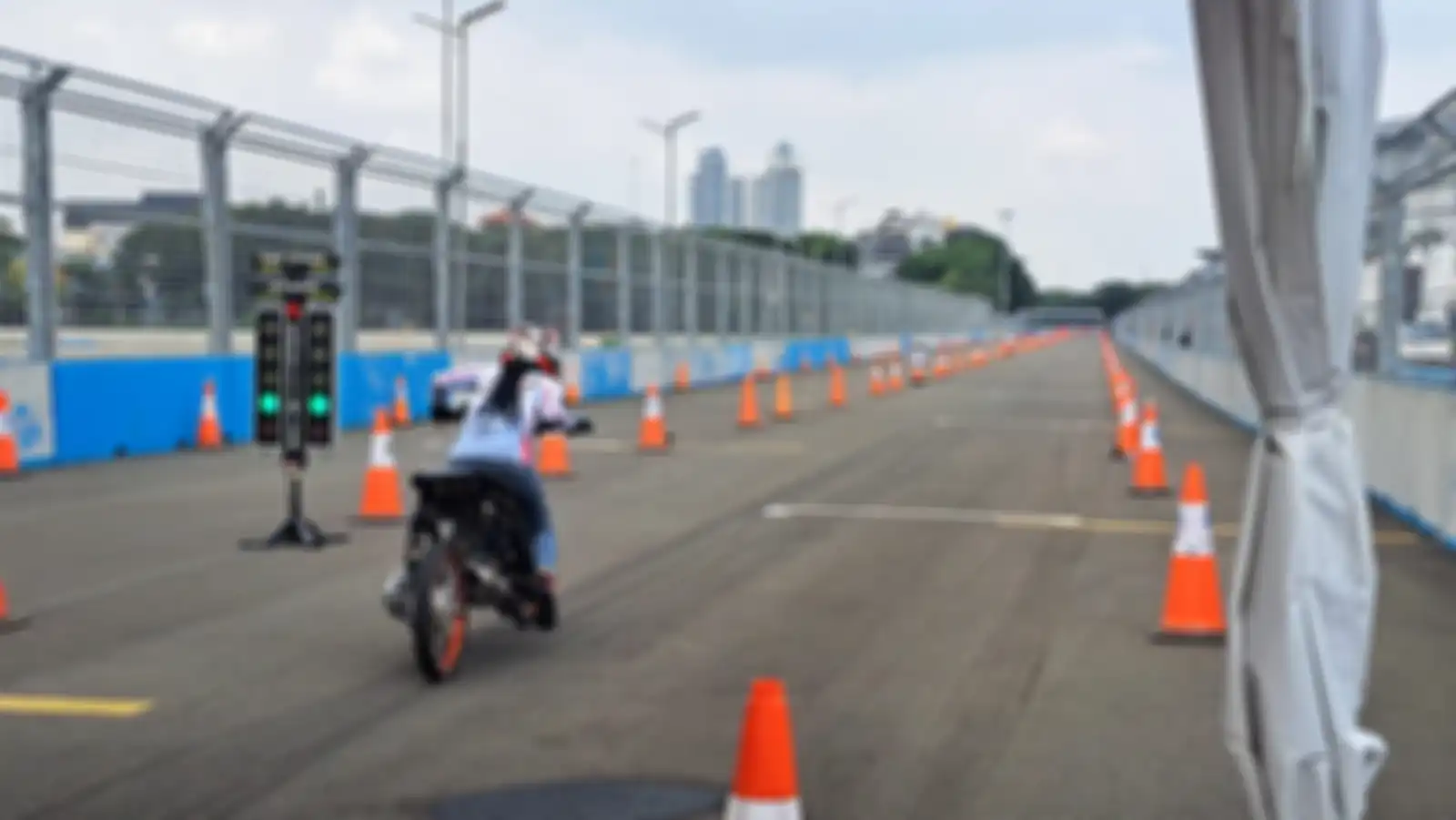 Sirkuit Formula E ancol bisa jadi lokasi favorit baru drag bike