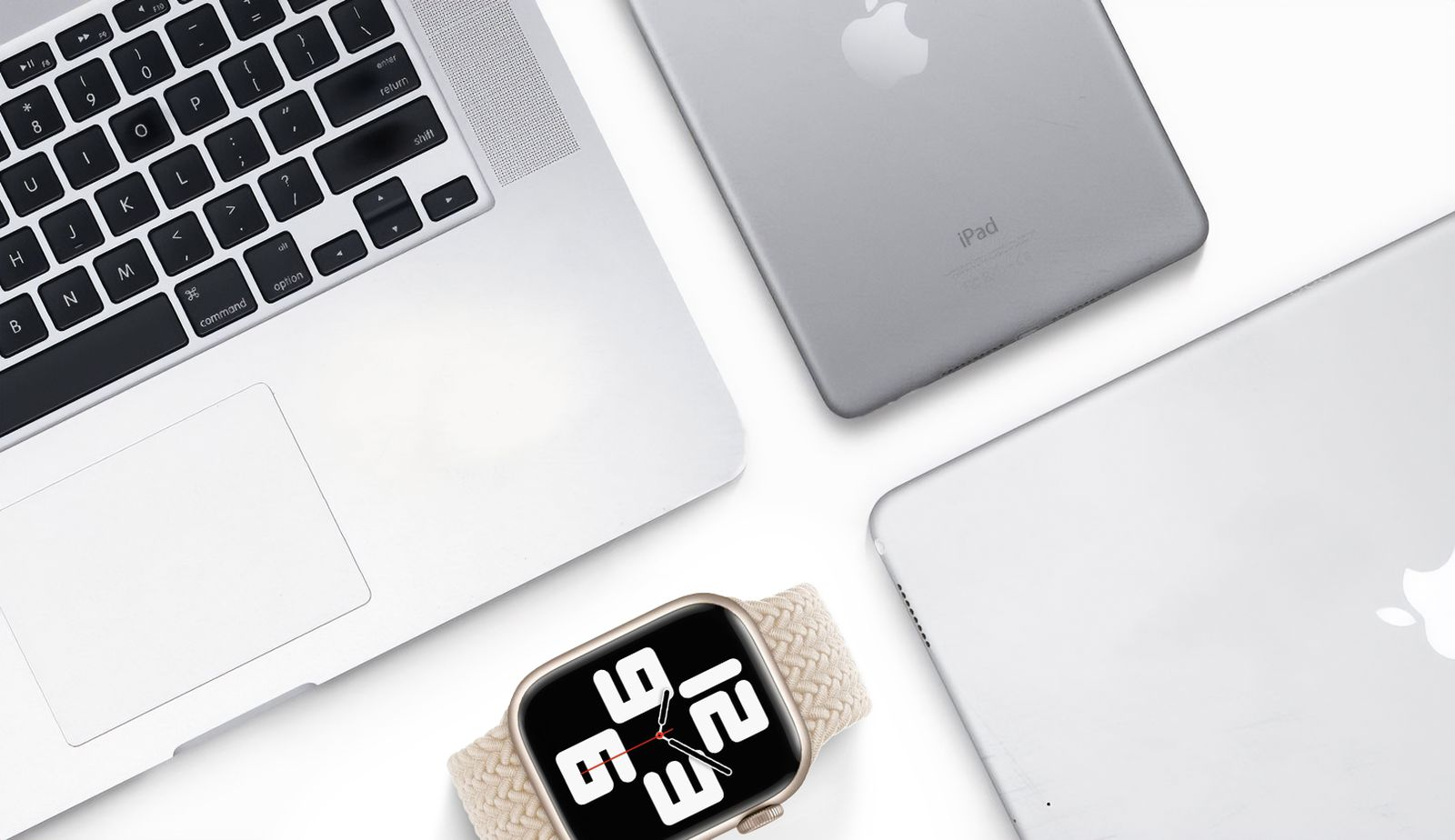 Perangkat Apple Watch, Mac, dan iPad