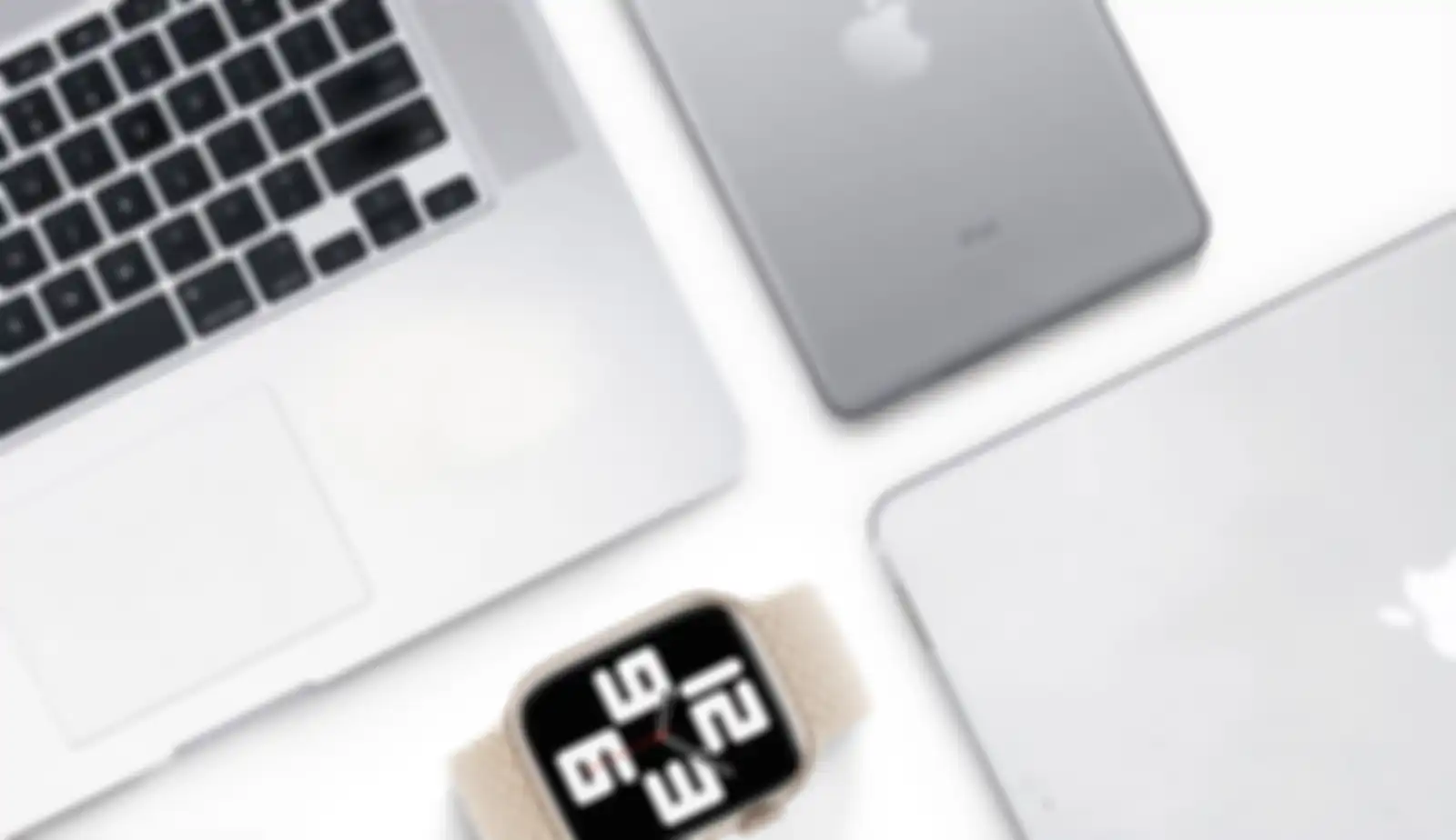 Perangkat Apple Watch, Mac, dan iPad