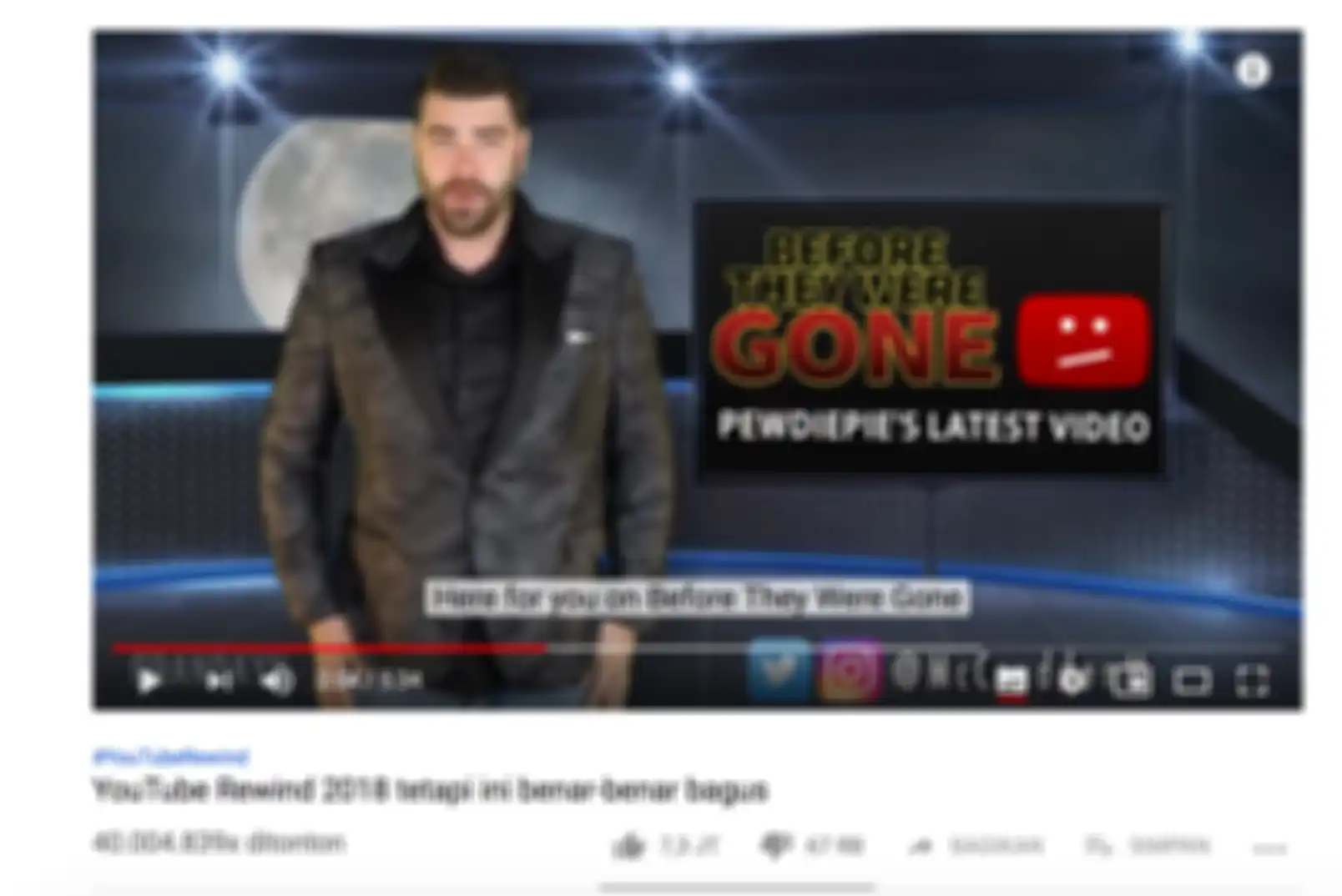 Youtube Rewind Buatan PewDiePie