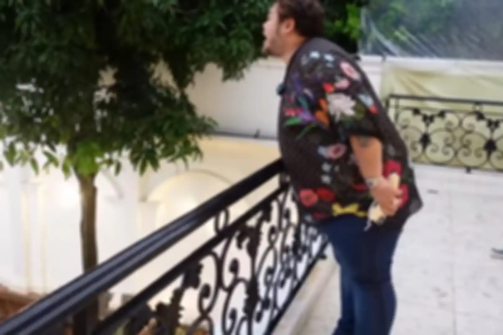 Balkon di rumah artis Ivan Gunawan.