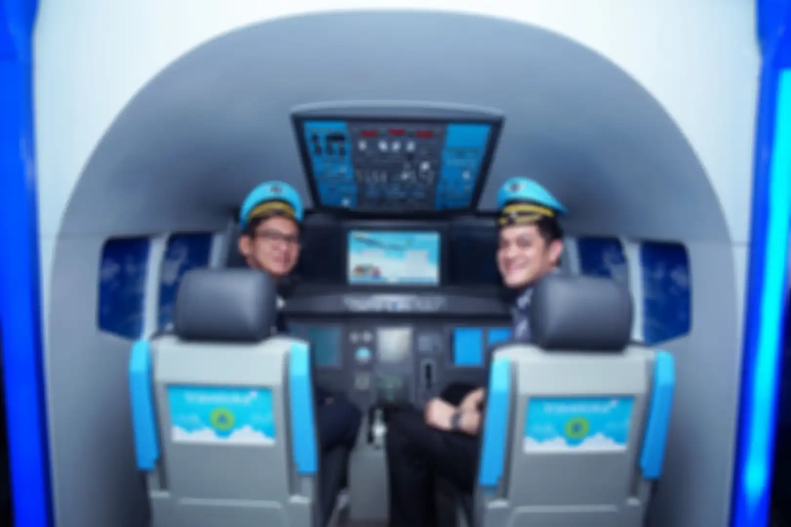 Wahana Flight Academy Traveloka di Kidzania Jakarta