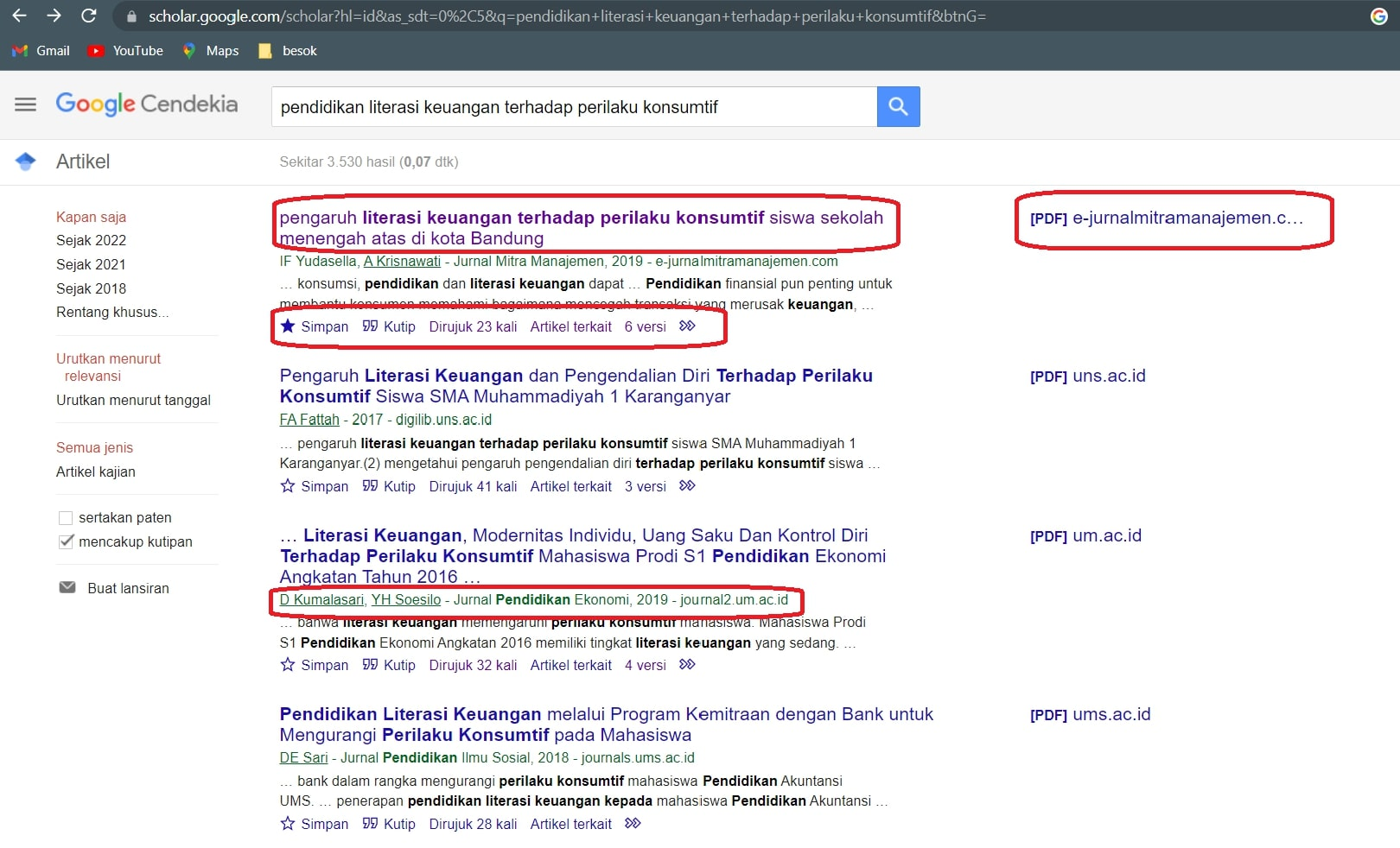 Cara Gunakan Google Scholar Cari Referensi Jurnal Untuk Skripsi
