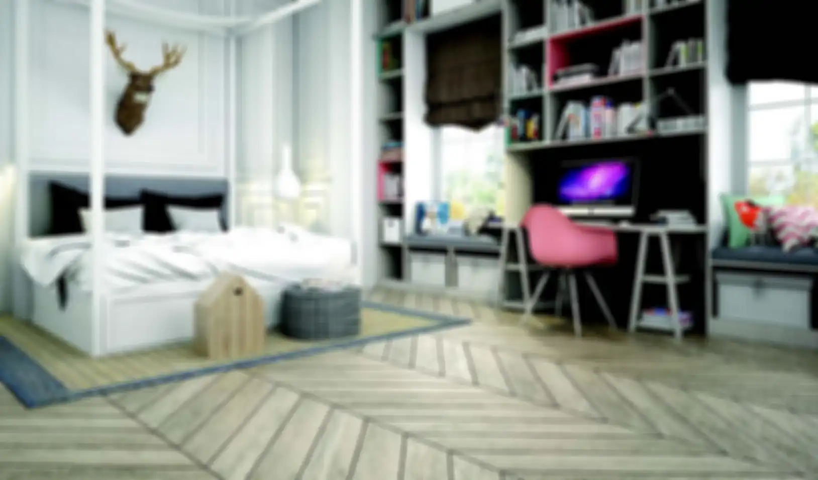 Lantai digunakan untuk jangka lama, material porcelain tile cocok dipilih karena punya daya tahan dan kekuatan sangat baik