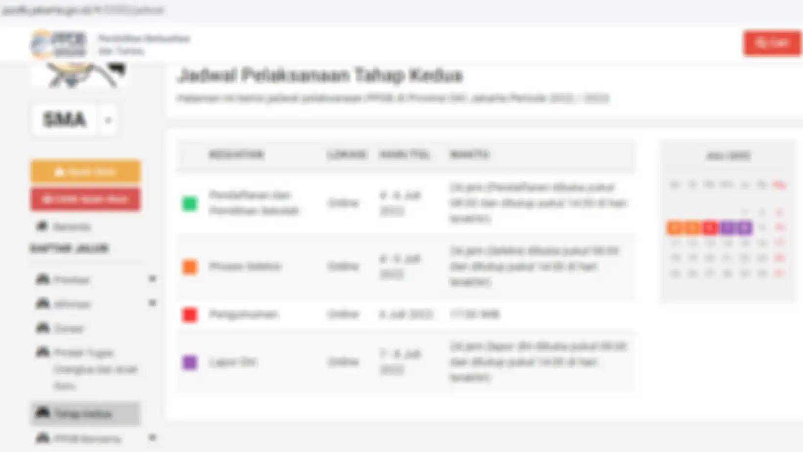 PPDB SMA TAHAP 2