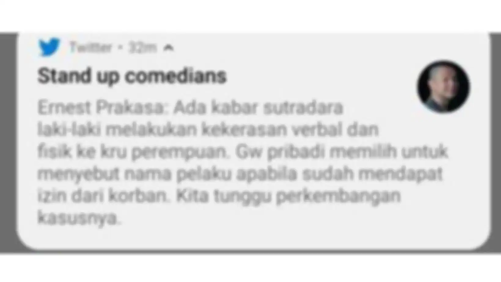 Cuitan Ernest Prakasa