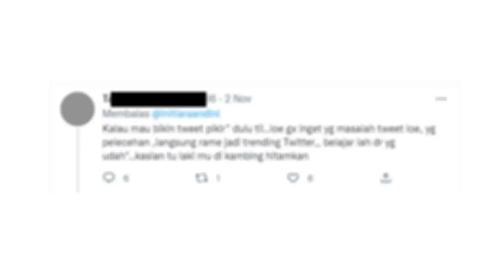Respon netizen atas klarifikasi Tiara Andini
