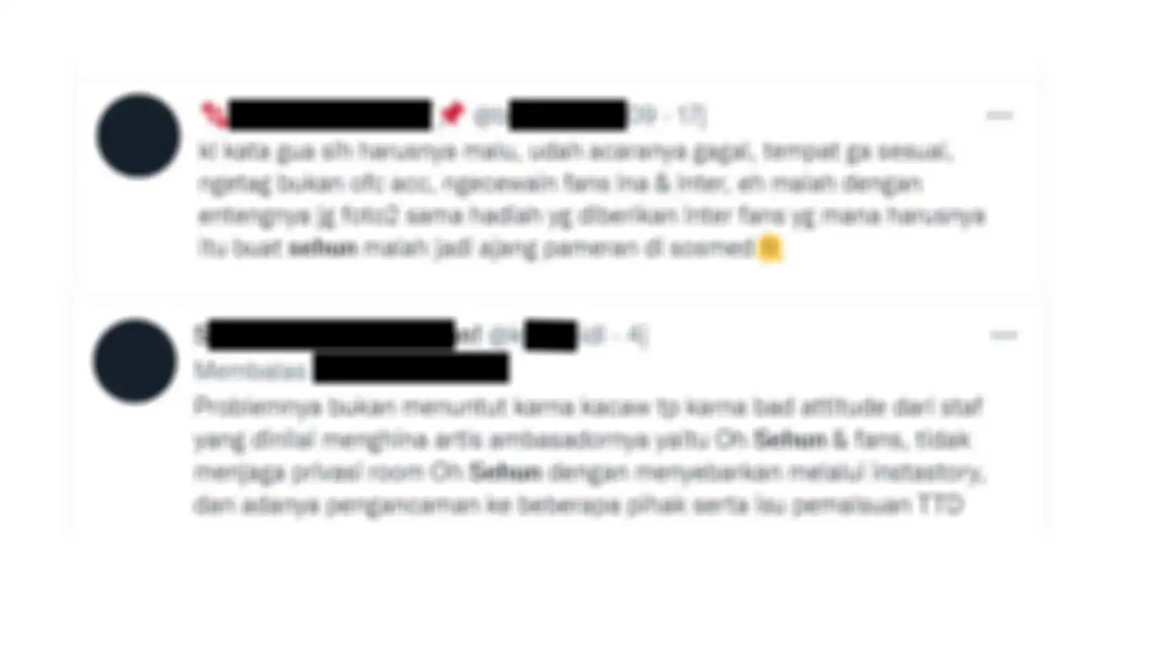 Respon muka netizen setelah fanmeeting oh sehun dibatalkan